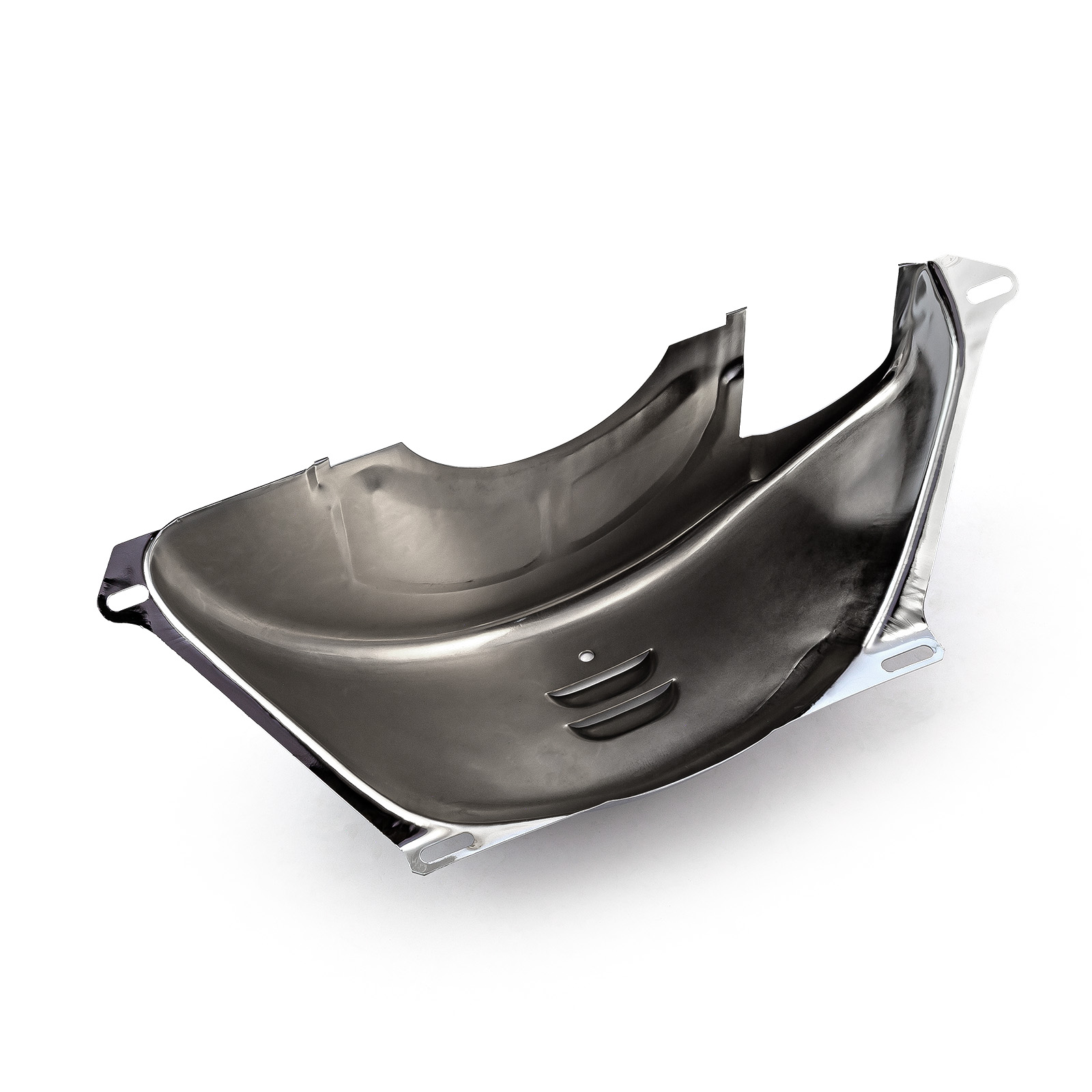 Speedmaster® PCE227.1003 Chevy Gm Turbo Th350 400 Flywheel Dust Cover Chrome (2 7/8" Starter Slot)