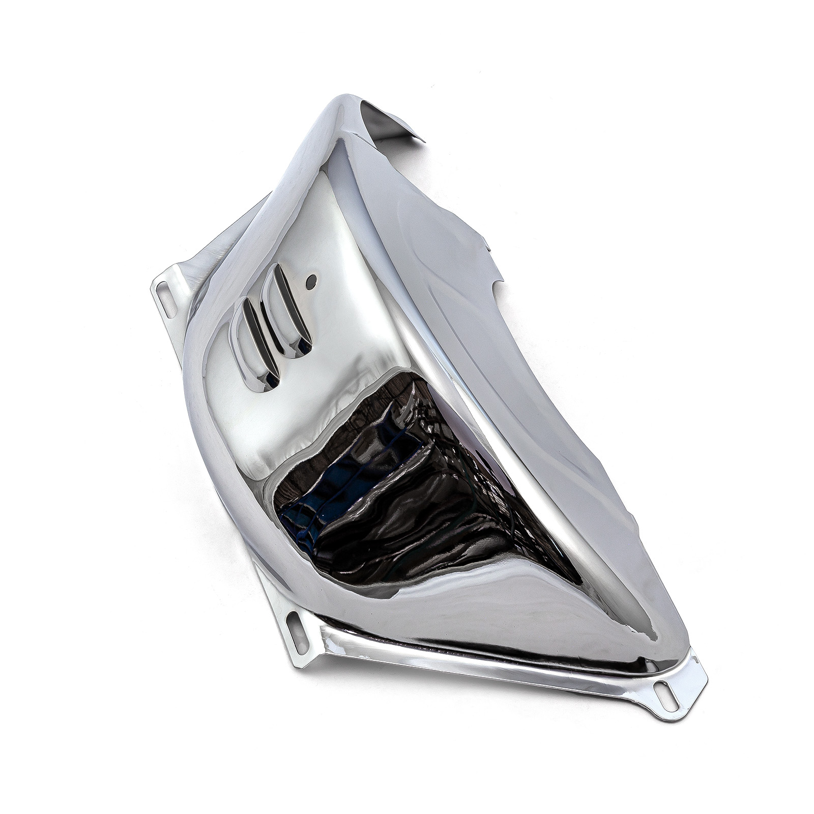 Speedmaster® PCE227.1003 Chevy Gm Turbo Th350 400 Flywheel Dust Cover Chrome (2 7/8" Starter Slot)