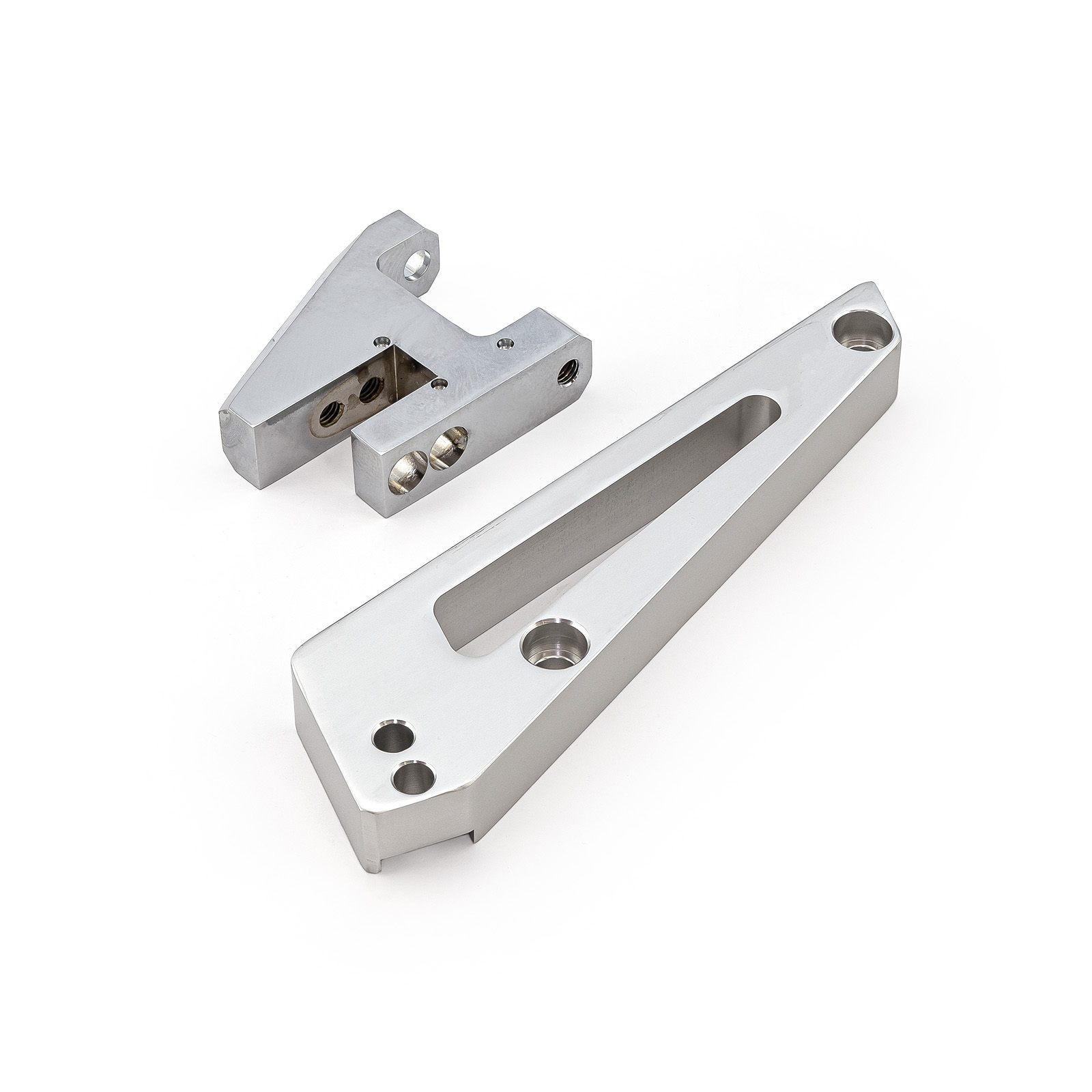 Speedmaster® PCE232.1011 Chevy BBC 454 Short Water Pump SWP Aluminum Alternator Bracket Kit Polished