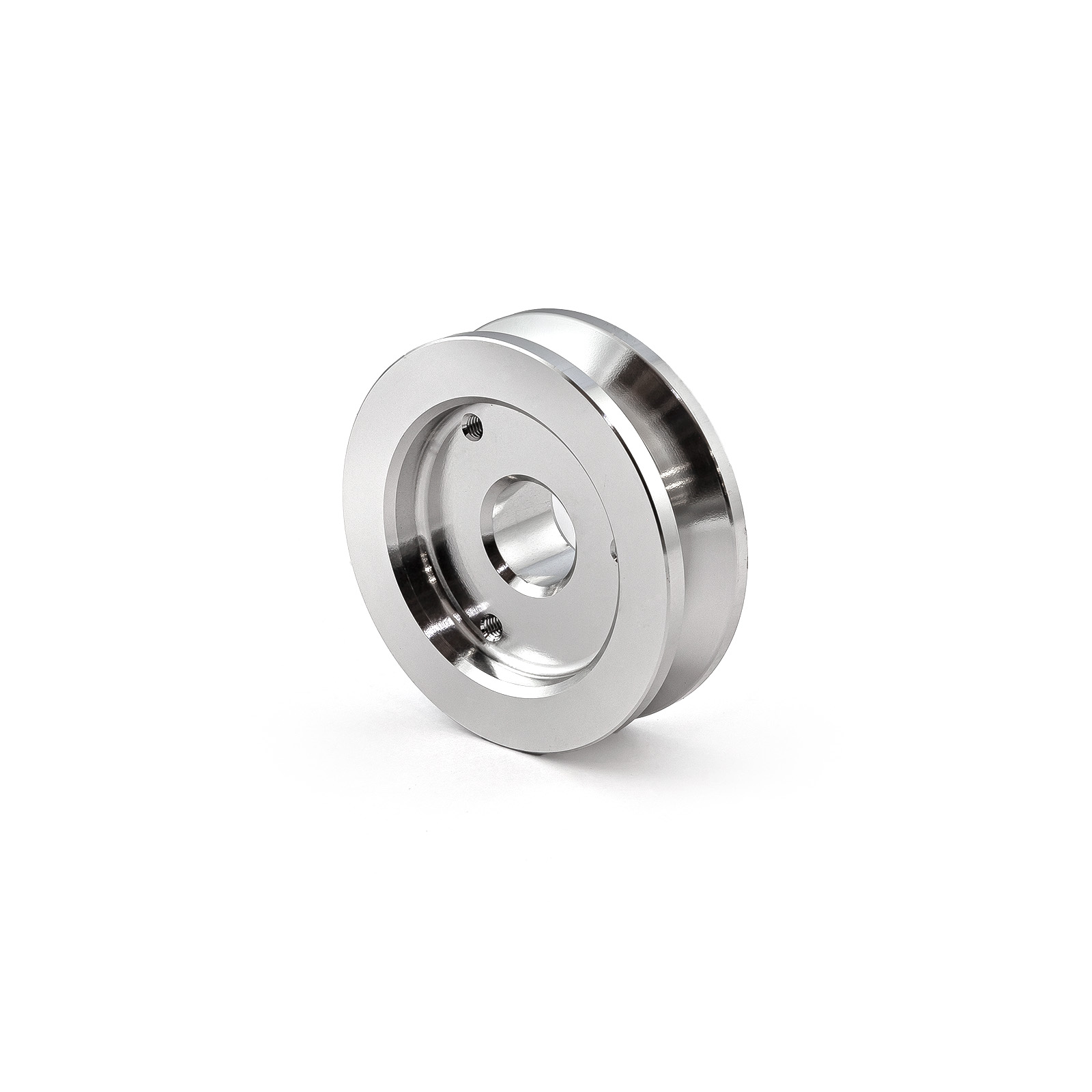 Speedmaster® PCE238.1002 Universal Chevy Ford Single Groove Aluminum Alternator Pulley Polished
