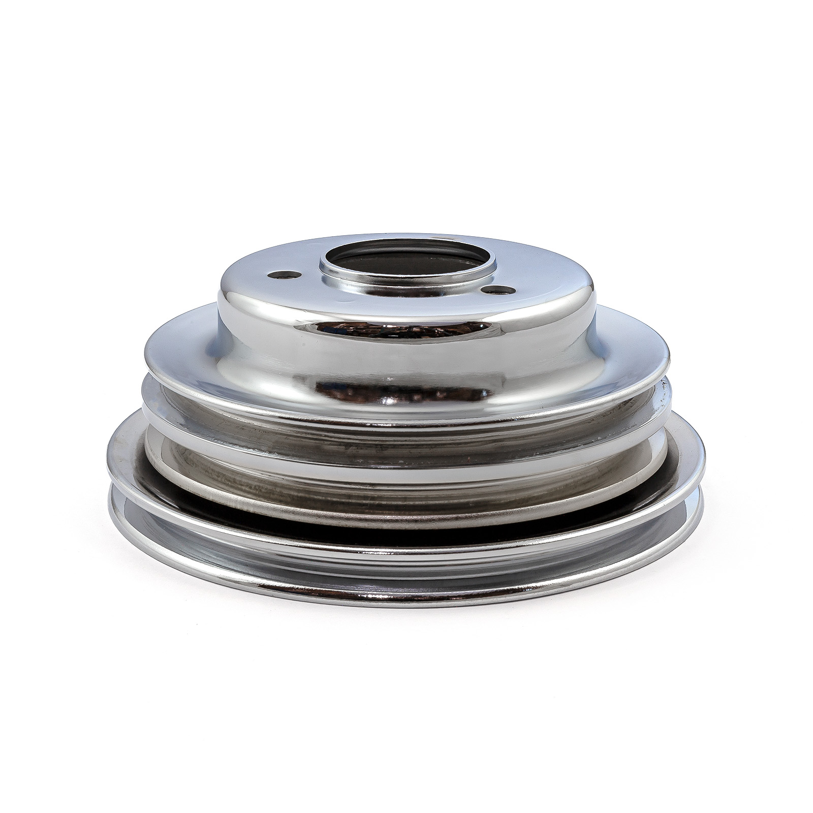 Speedmaster® PCE239.1016 Chevy BBC 454 Steel Long Water Pump Lwp 3 Groove Crank Pulley Chrome