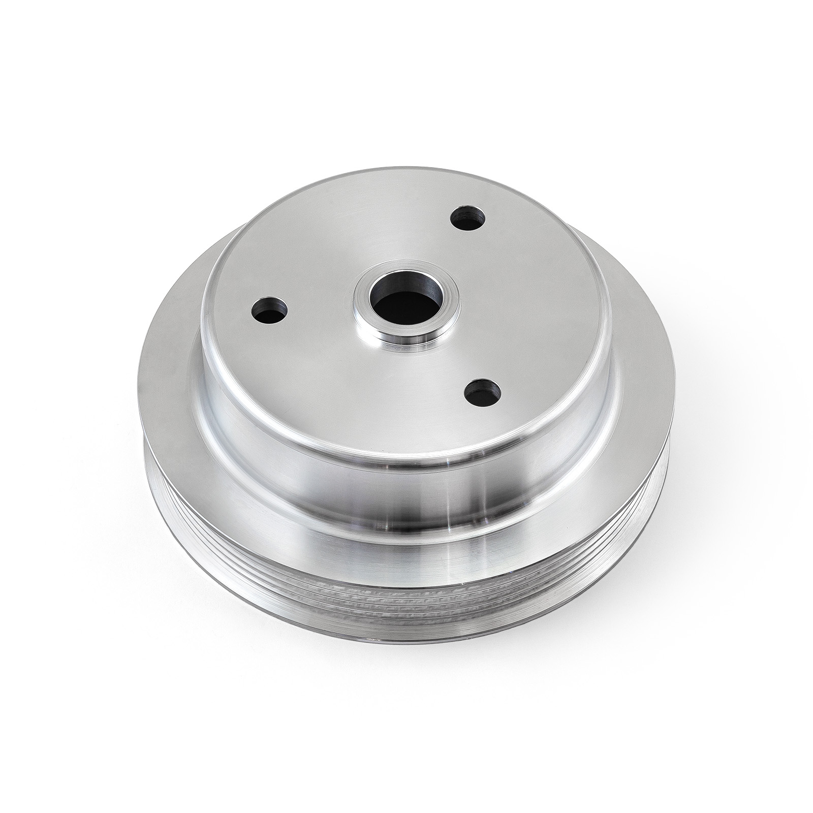 Speedmaster® PCE239.1025 Chevy SBC Billet Aluminum Short Water Pump SWP Serpentine Pulley