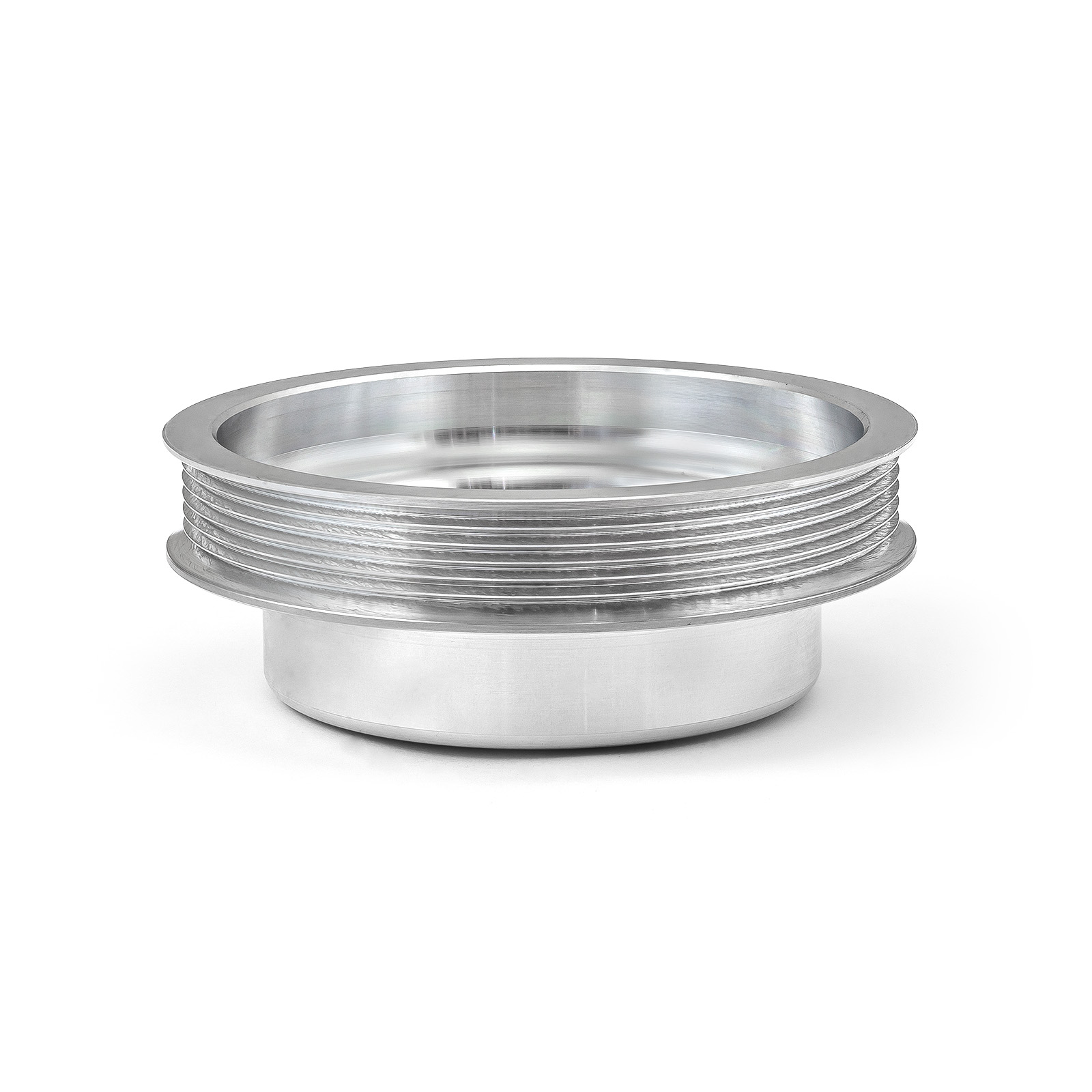 Speedmaster® PCE239.1025 Chevy SBC Billet Aluminum Short Water Pump SWP Serpentine Pulley