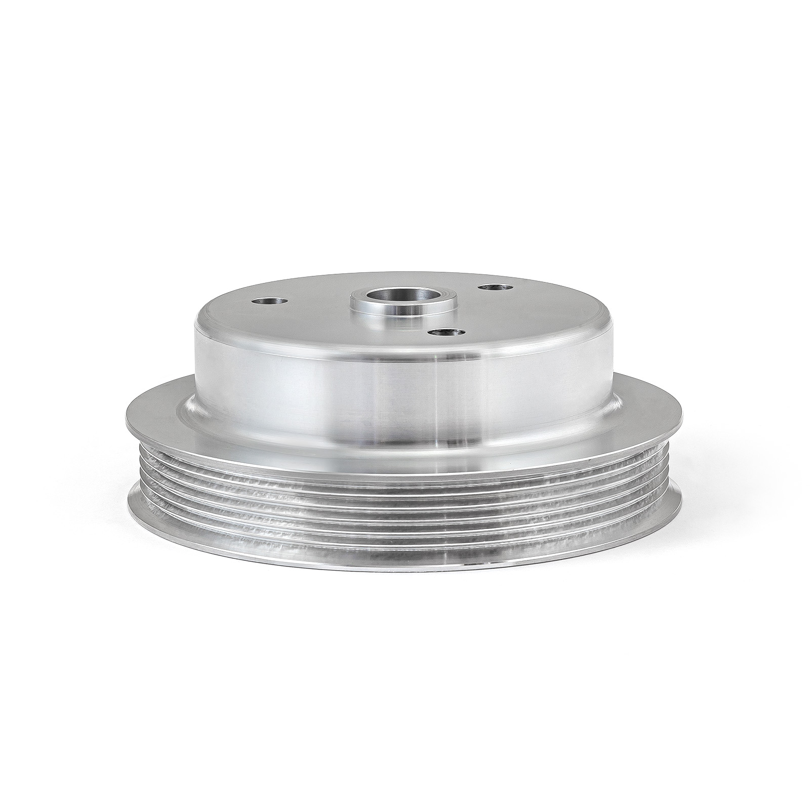 Speedmaster® PCE239.1025 Chevy SBC Billet Aluminum Short Water Pump SWP Serpentine Pulley