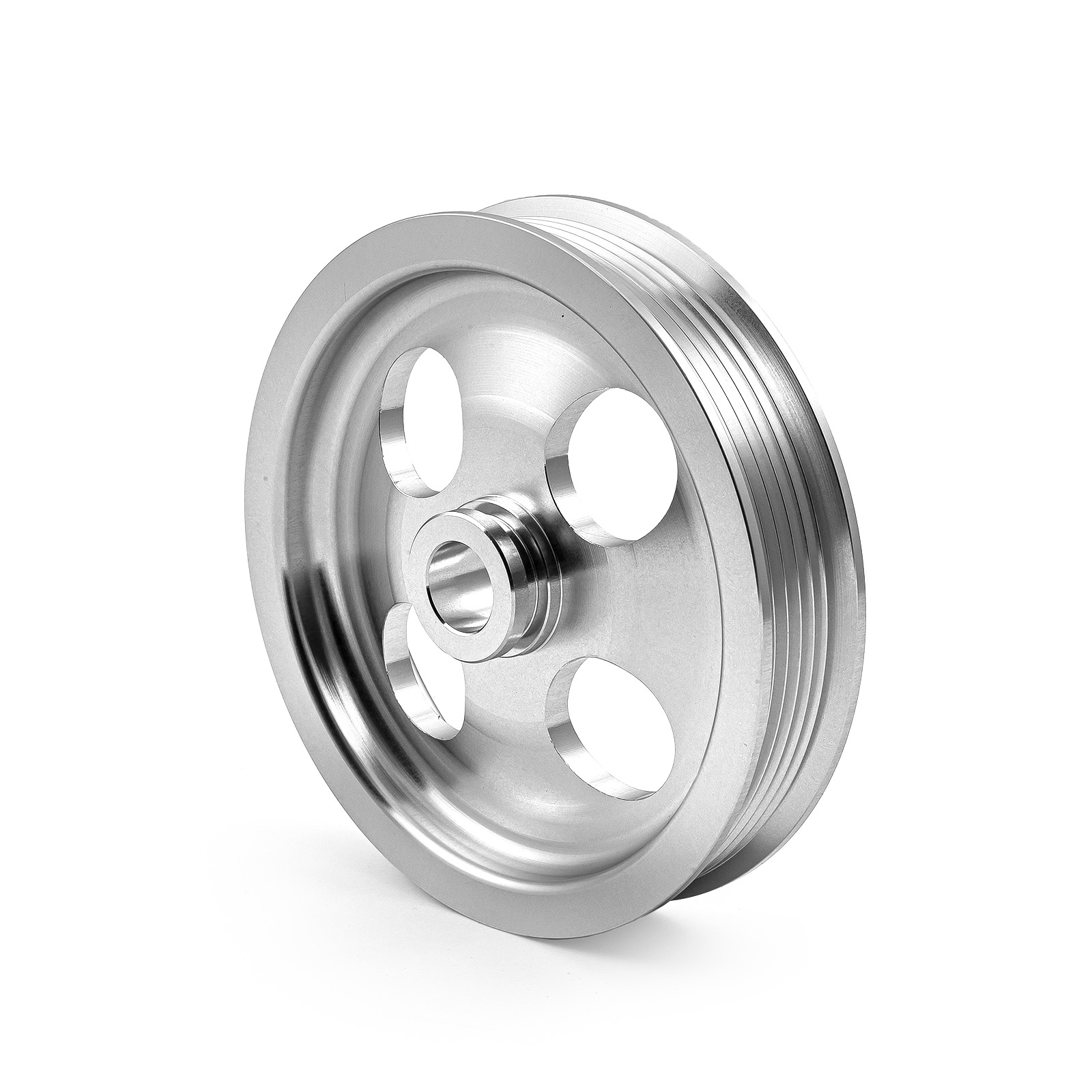 Speedmaster® PCE240.1005 Chevy GM Billet Type 2 Serpentine Press On Power Steering Pulley [0.669 in.]