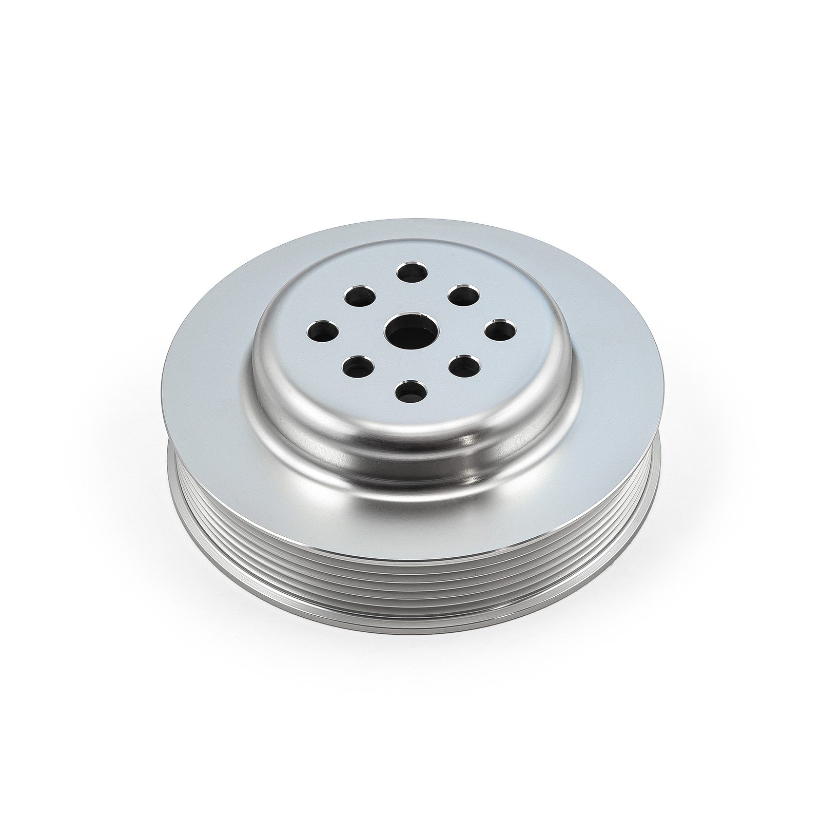 Speedmaster® PCE246.1013 Chevy SBC Billet Aluminum Short Water Pump SWP Serpentine Pulley