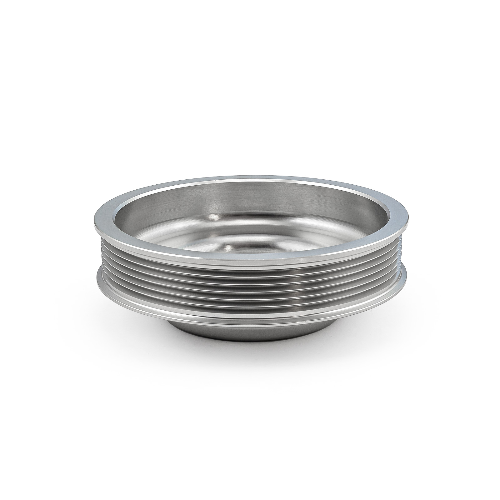Speedmaster® PCE246.1013 Chevy SBC Billet Aluminum Short Water Pump SWP Serpentine Pulley