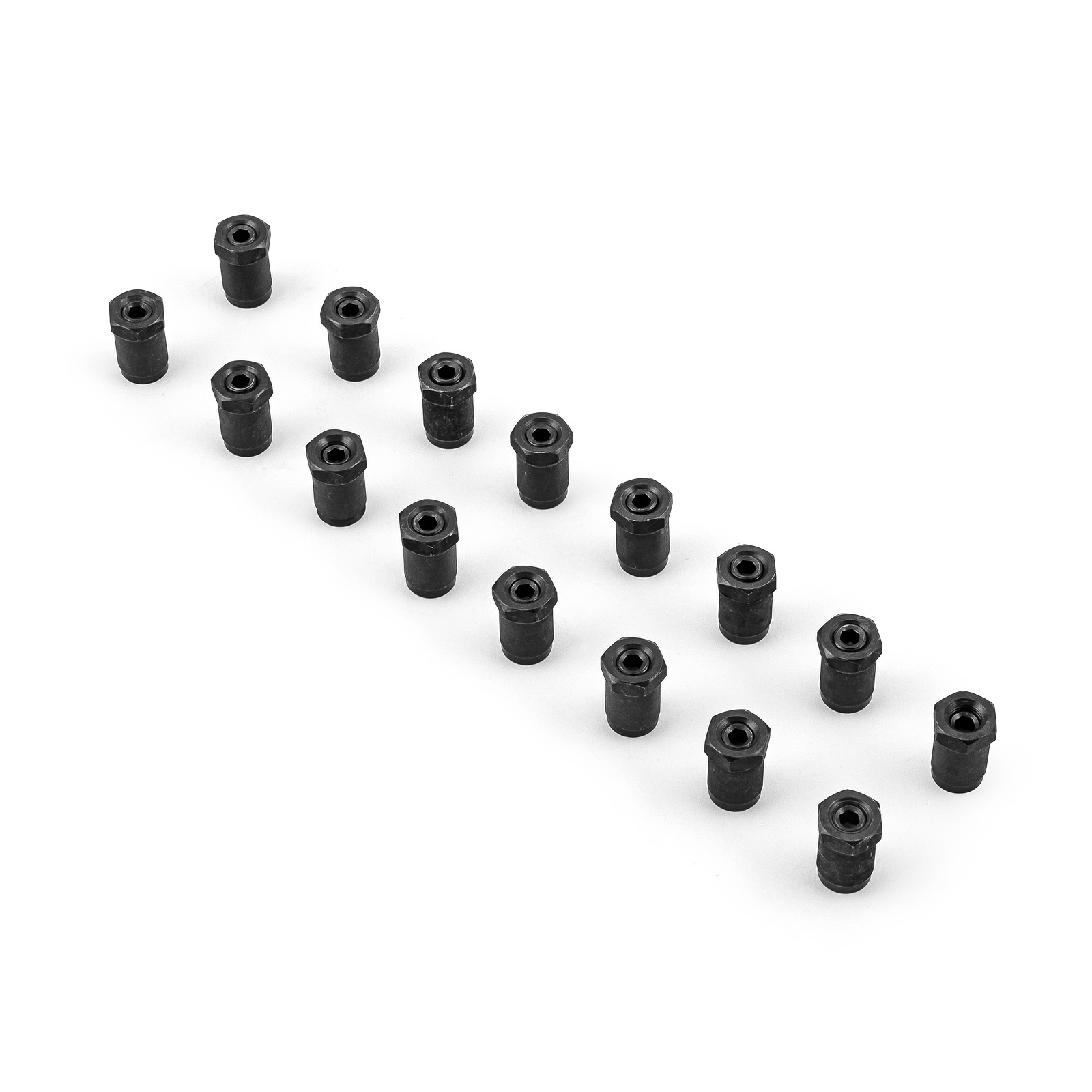 Speedmaster® PCE255.1003 3/8" Polylock Rocker Arm Nut Set (Suits: Stainless Rockers)