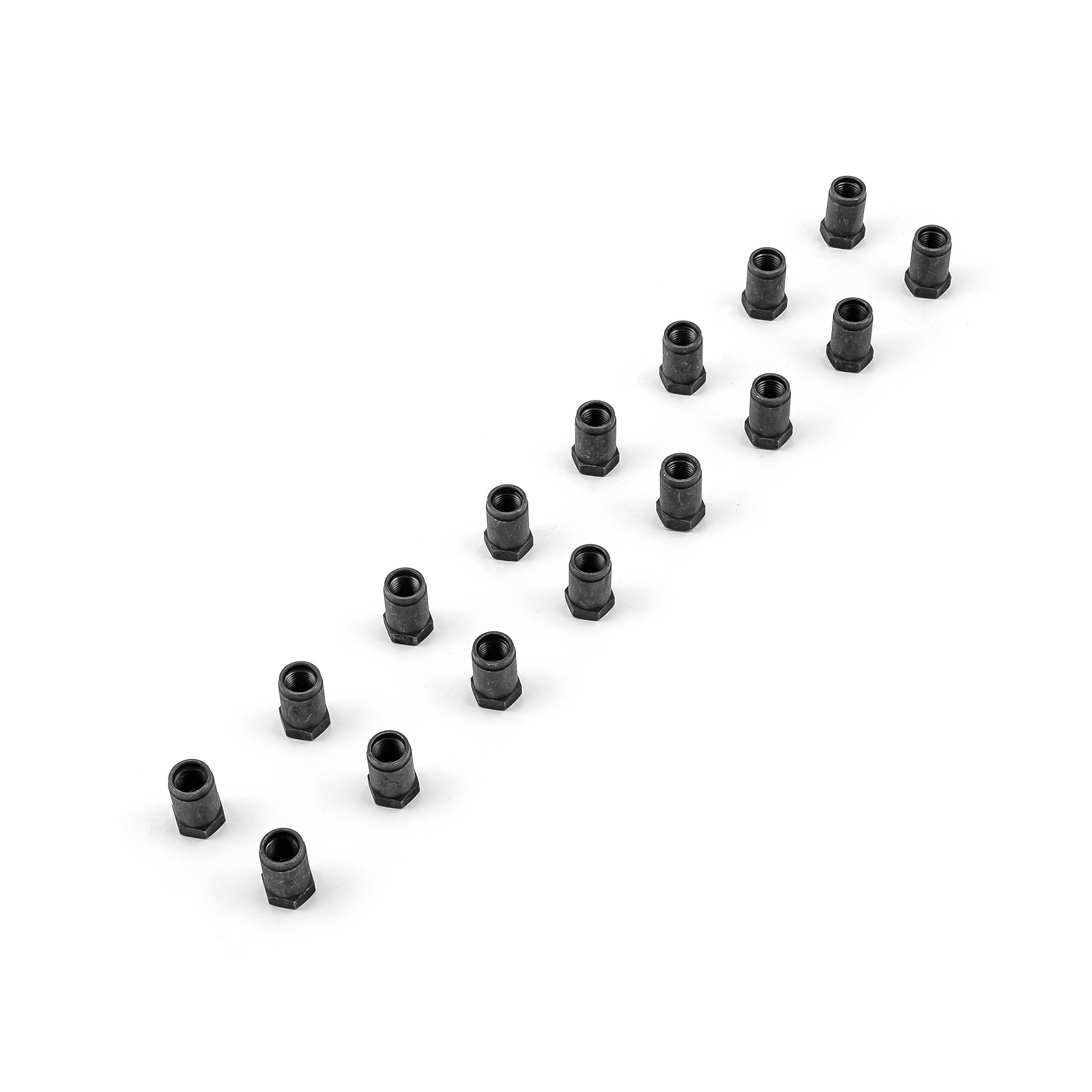 7/16" Polylock Rocker Arm Nut Set (Suits: Stainless Rockers)