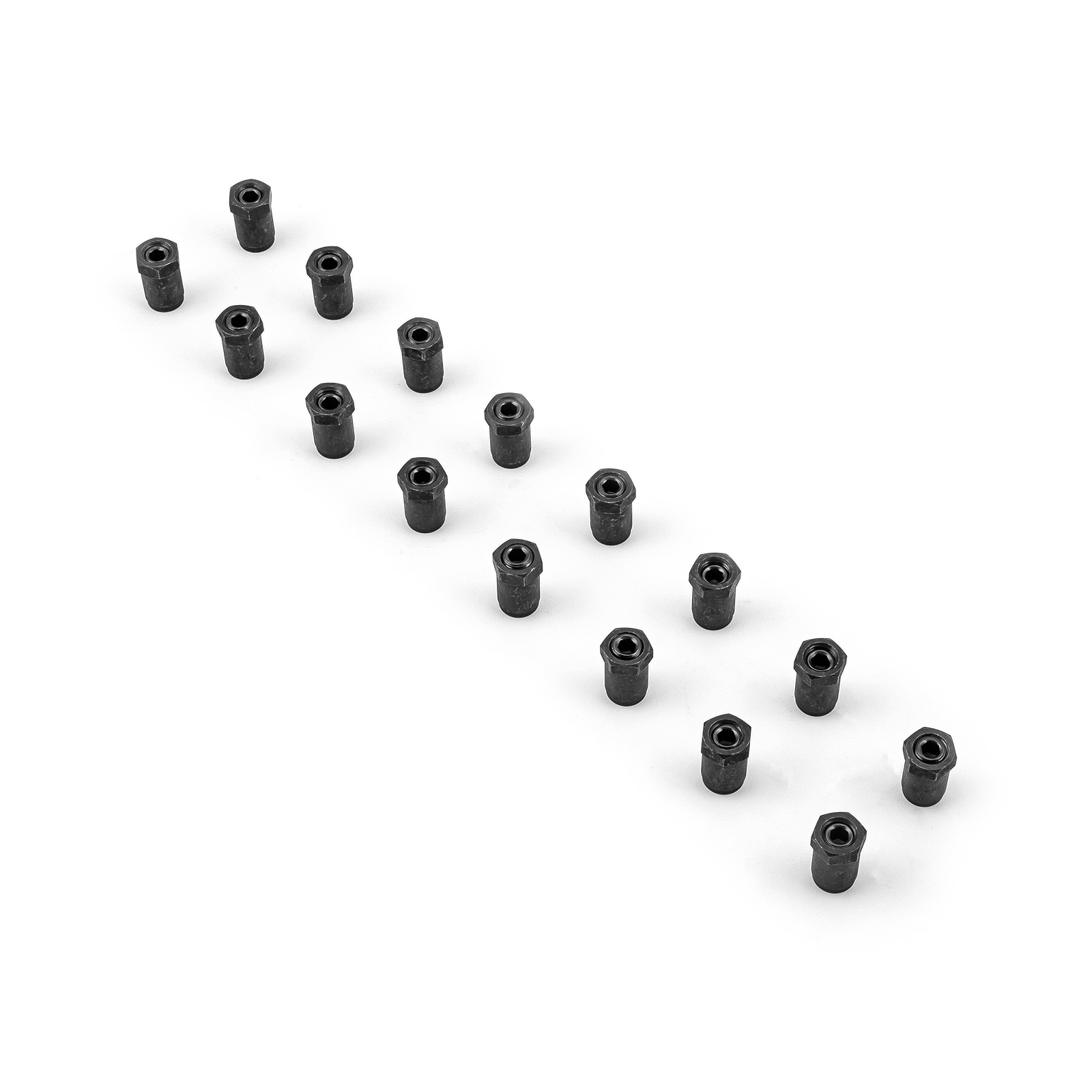 Speedmaster® PCE255.1005 7/16" Polylock Rocker Arm Nut Set (Suits: Stainless Rockers)