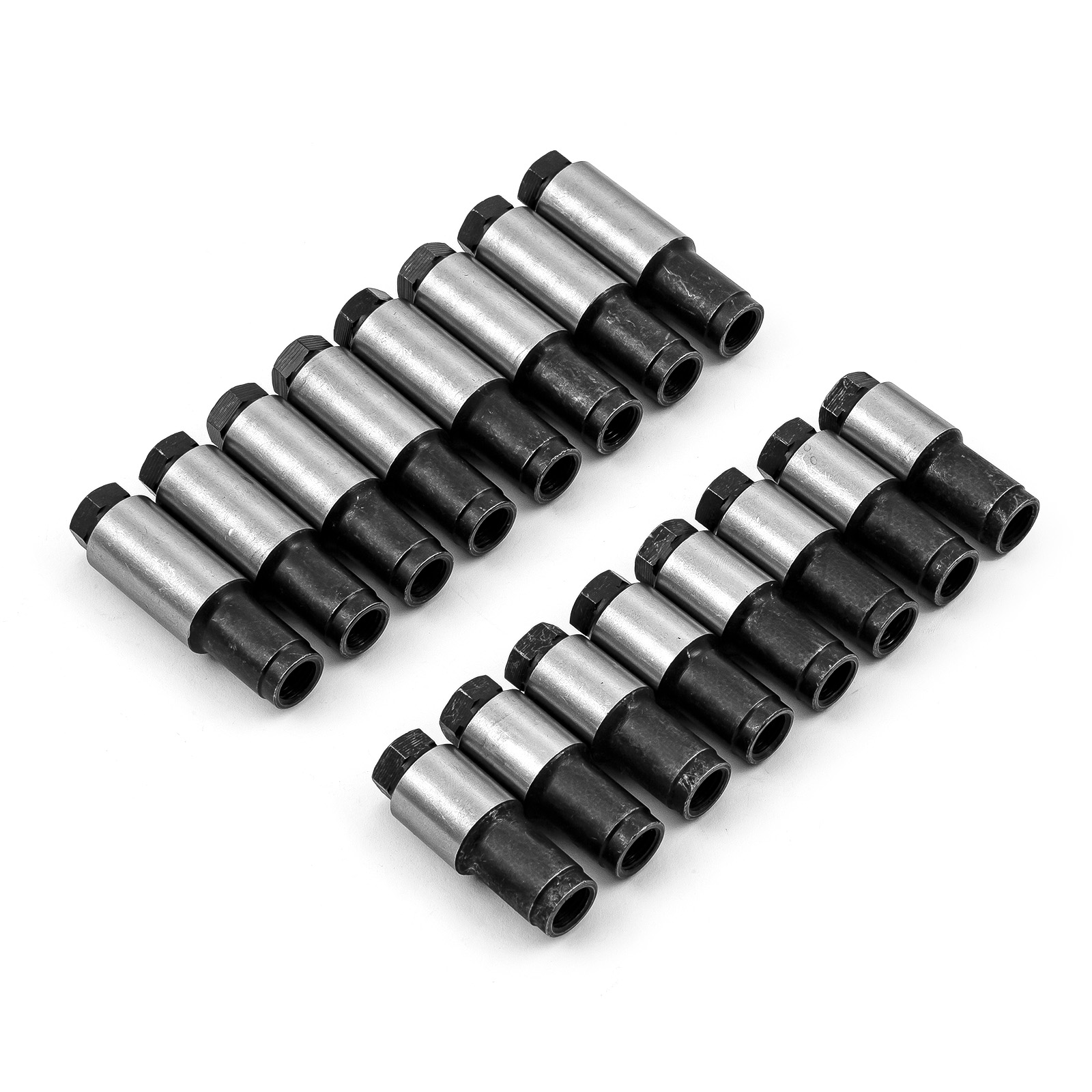 Speedmaster® PCE255.1008 7/16" Polylock Rocker Arm Nut Set (Suits: BBC 454 Stud Girdle)
