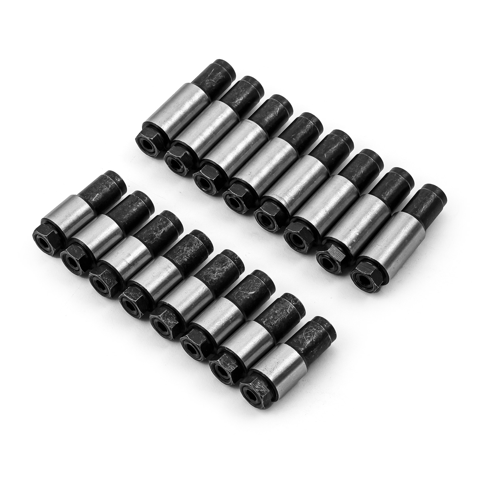 Speedmaster® PCE255.1008 7/16" Polylock Rocker Arm Nut Set (Suits: BBC 454 Stud Girdle)