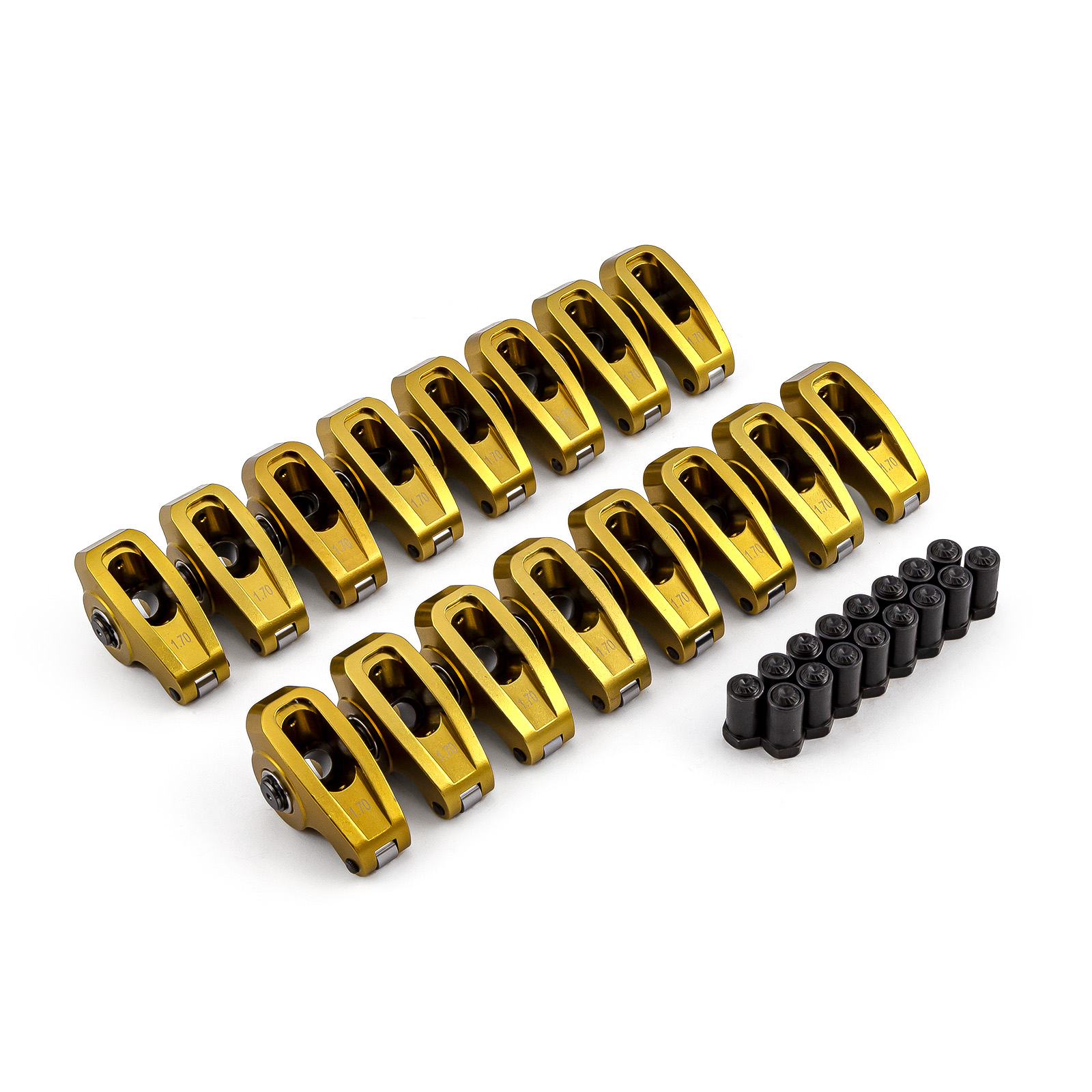 Chevy BBC 454 1.7 Ratio 7/16" Aluminum Roller Rocker Arms Set