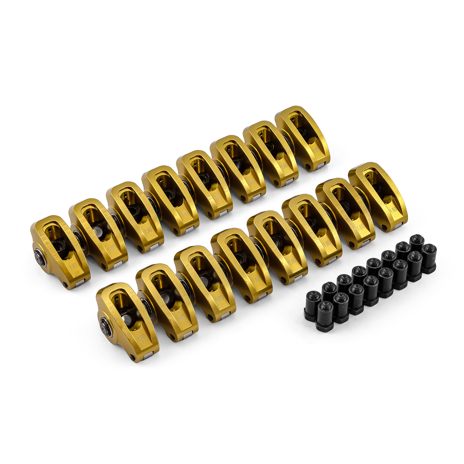 Ford SB 289 302 351 Windsor 1.6 3/8" Aluminum Roller Rocker Arms Set