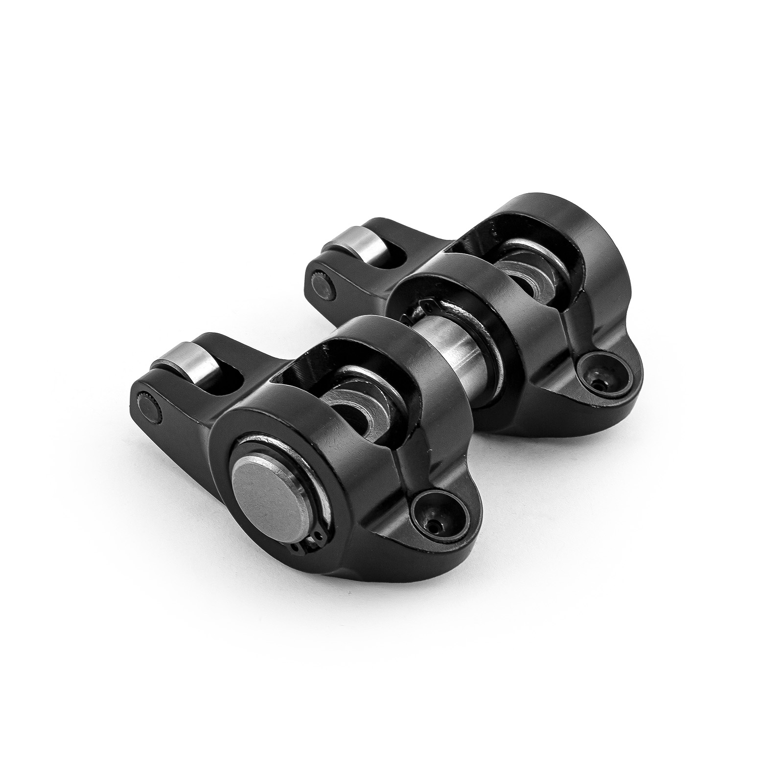 Speedmaster® PCE261.1041.01 Chevy LS1 1.7 Ratio Aluminum Pedestal Mount Roller Rocker Arm Set Black