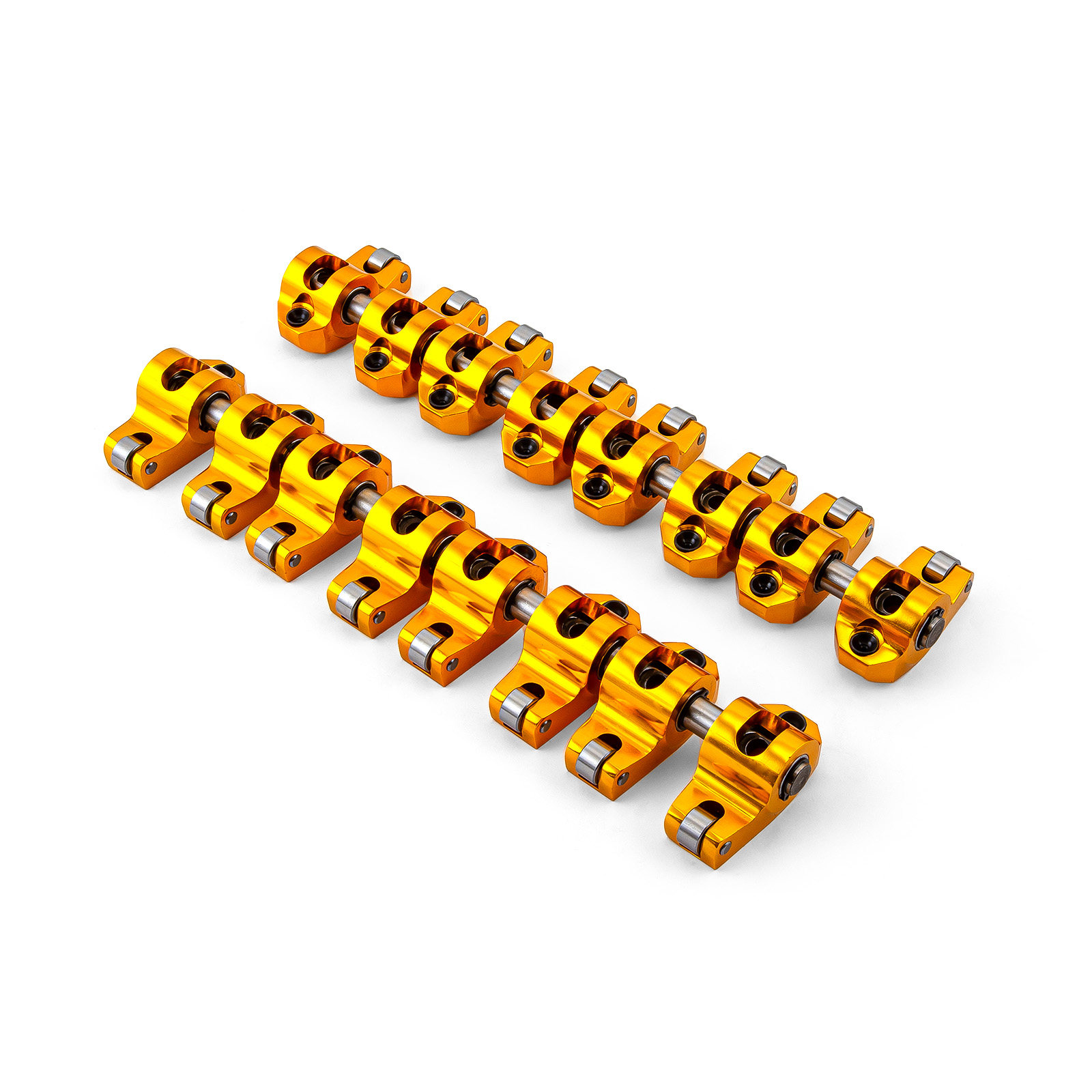 Speedmaster® PCE261.1041.03 Chevy GM LS1 / LS6 1.7 Ratio Aluminum Pedestal Rocker Arms Set (with Hardware)