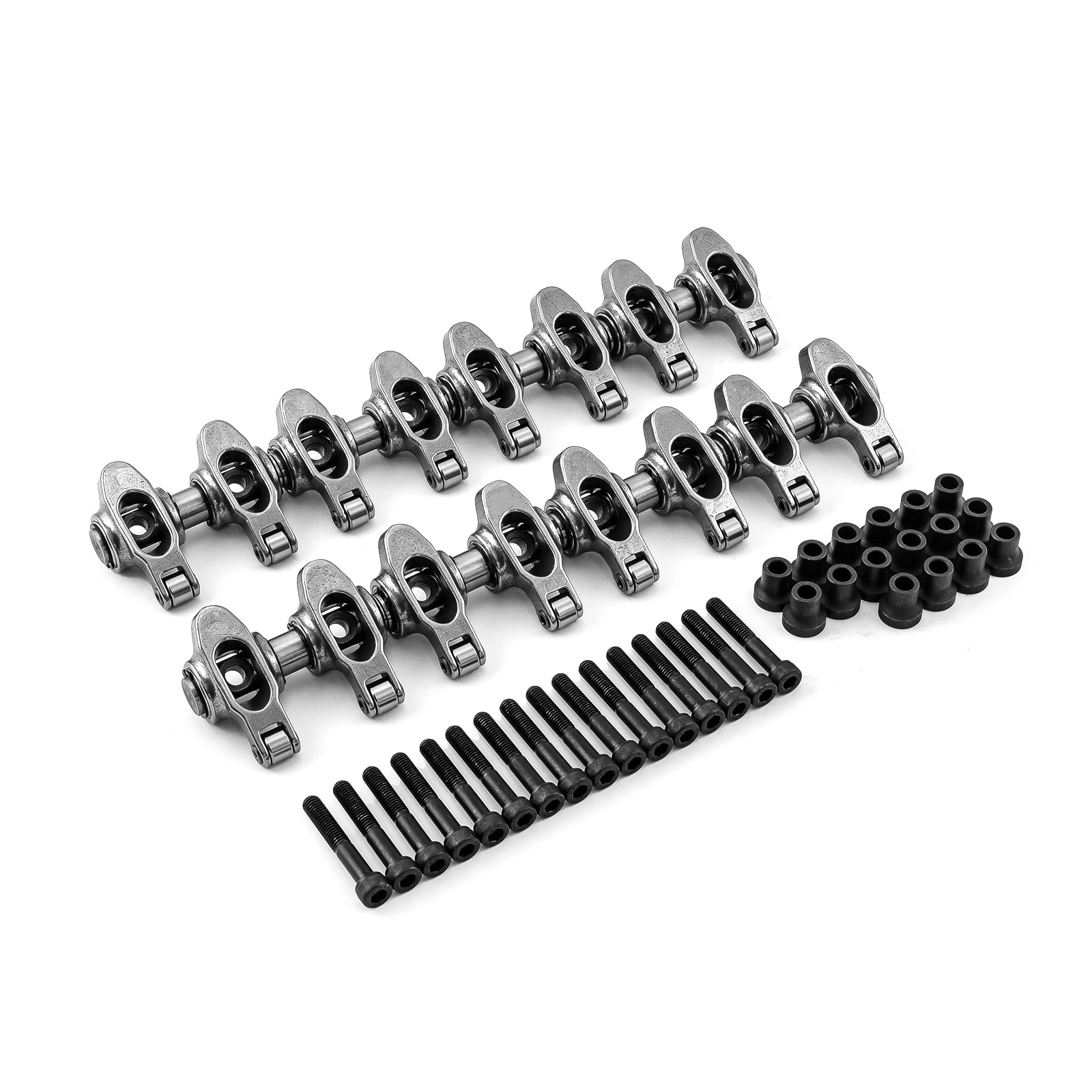 Speedmaster® PCE261.1091 Chevy LS 1.8 - Non Adjustable Stainless Steel Roller Rockers & Pedestals & Bolts