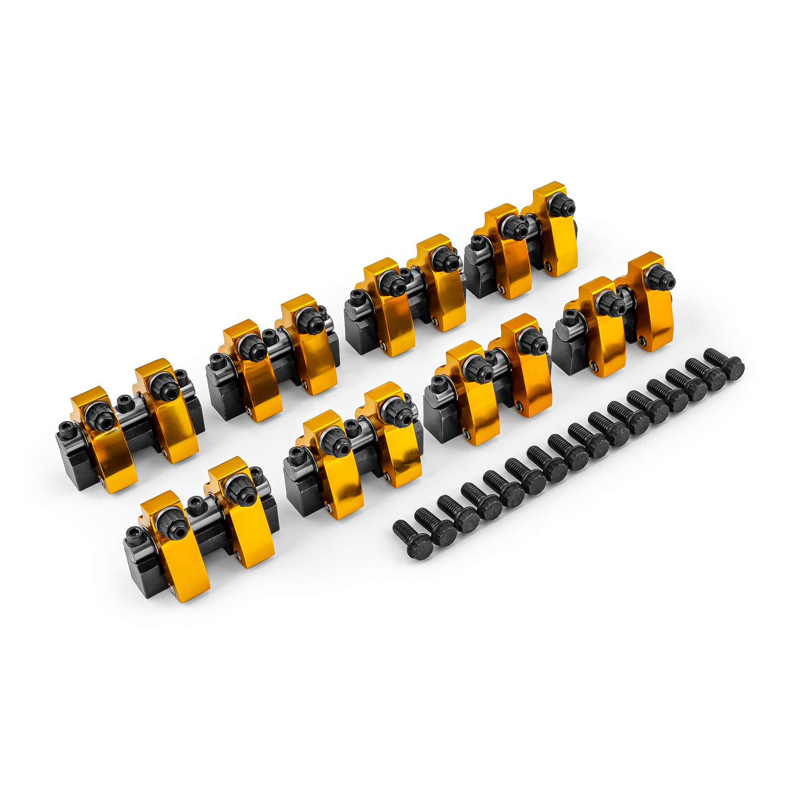 Speedmaster® PCE261.1098.03 Chevy SBC 350 1.6 Ratio Alum. Shaft Mount Roller Rocker Arm Set (Zero Offset)