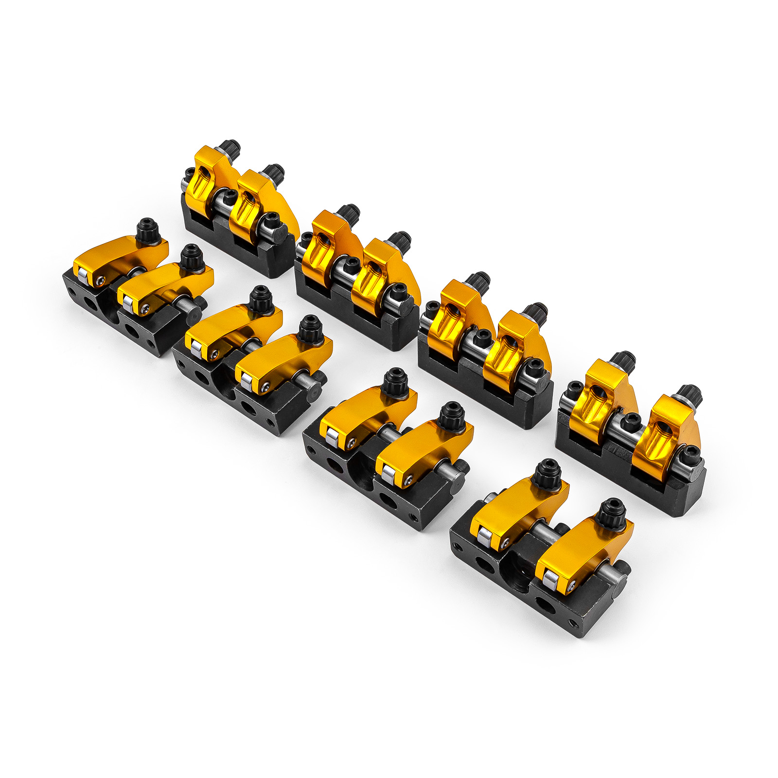 Speedmaster® PCE261.1098.03 Chevy SBC 350 1.6 Ratio Alum. Shaft Mount Roller Rocker Arm Set (Zero Offset)