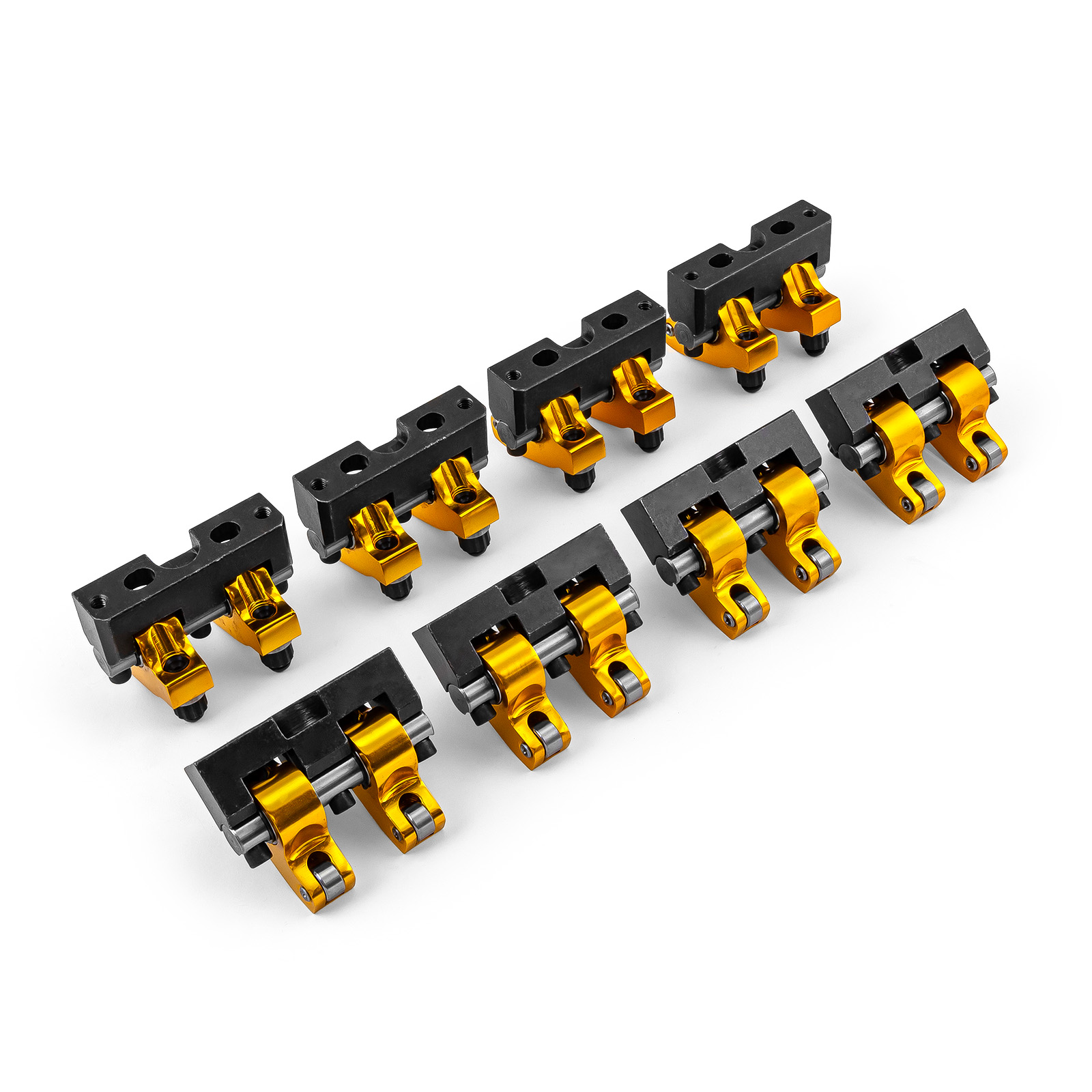 Speedmaster® PCE261.1098.03 Chevy SBC 350 1.6 Ratio Alum. Shaft Mount Roller Rocker Arm Set (Zero Offset)