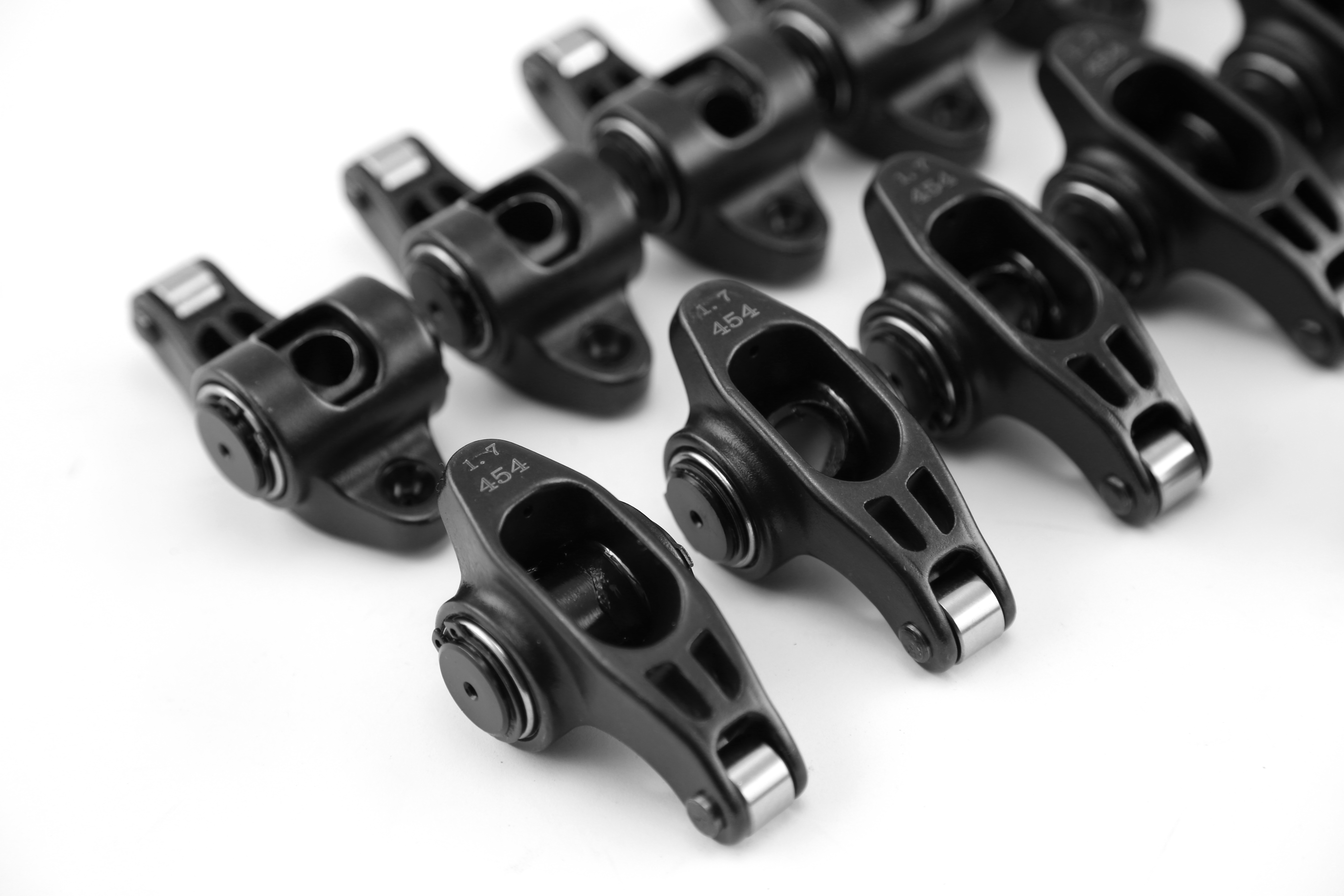 Speedmaster® PCE261.1162 Chevy SBC 350 1.6 Ratio 3/8" Ultra Black Chromoly Roller Rocker Arms Set
