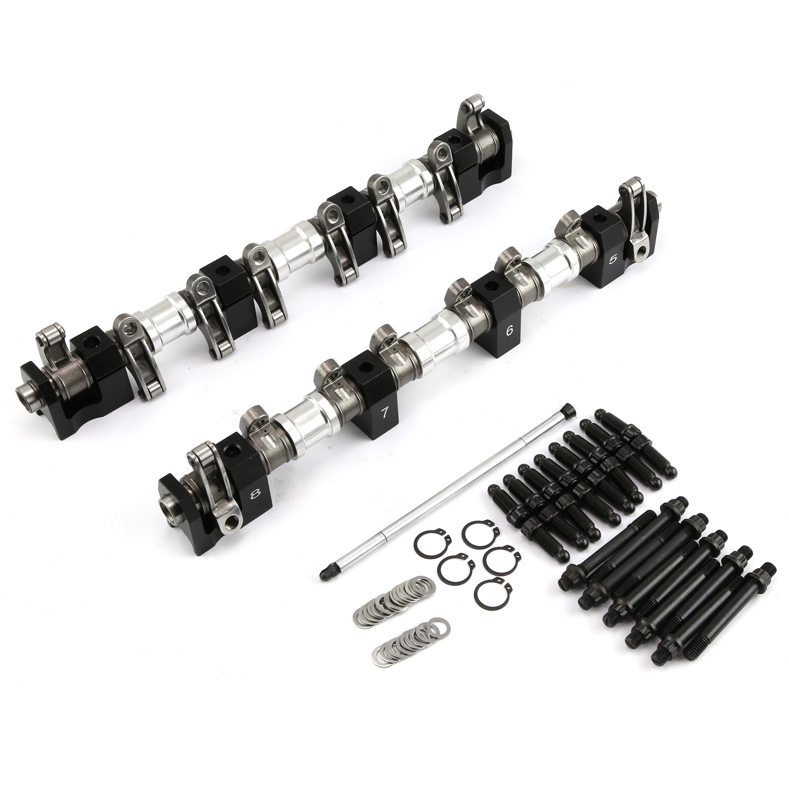 Speedmaster® PCE261.1173 Ford FE 390 428 Shaft Mount 1.76 Ratio Stainless Steel Rocker Arms w/ Hardware