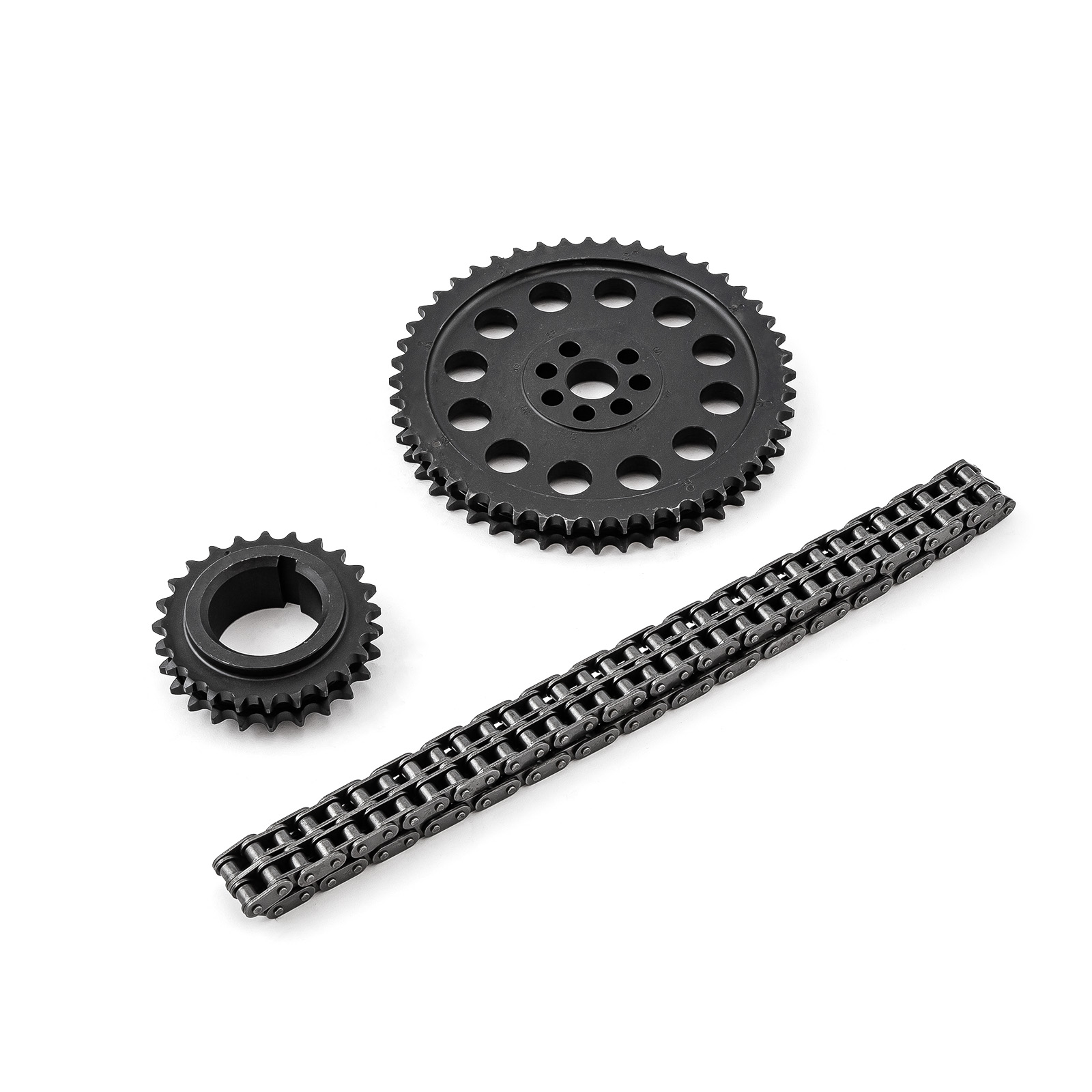 Speedmaster® PCE264.1016 Oldsmobile 400 425 455 Double Roller 9 Keyway Billet Steel Timing Chain Kit