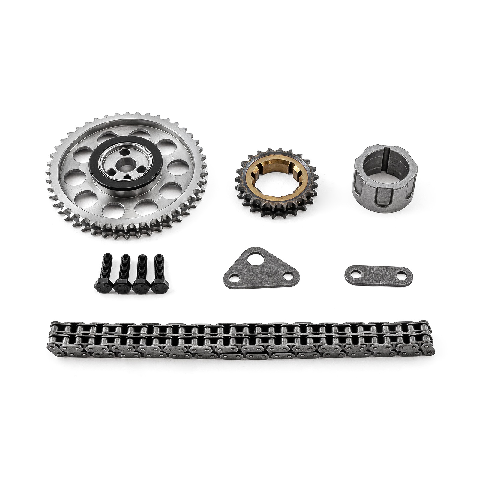 Speedmaster® PCE264.1022 Chevy GM LS1 LS2 LS6 Double Roller 9 Keyway Billet Steel Timing Chain Kit