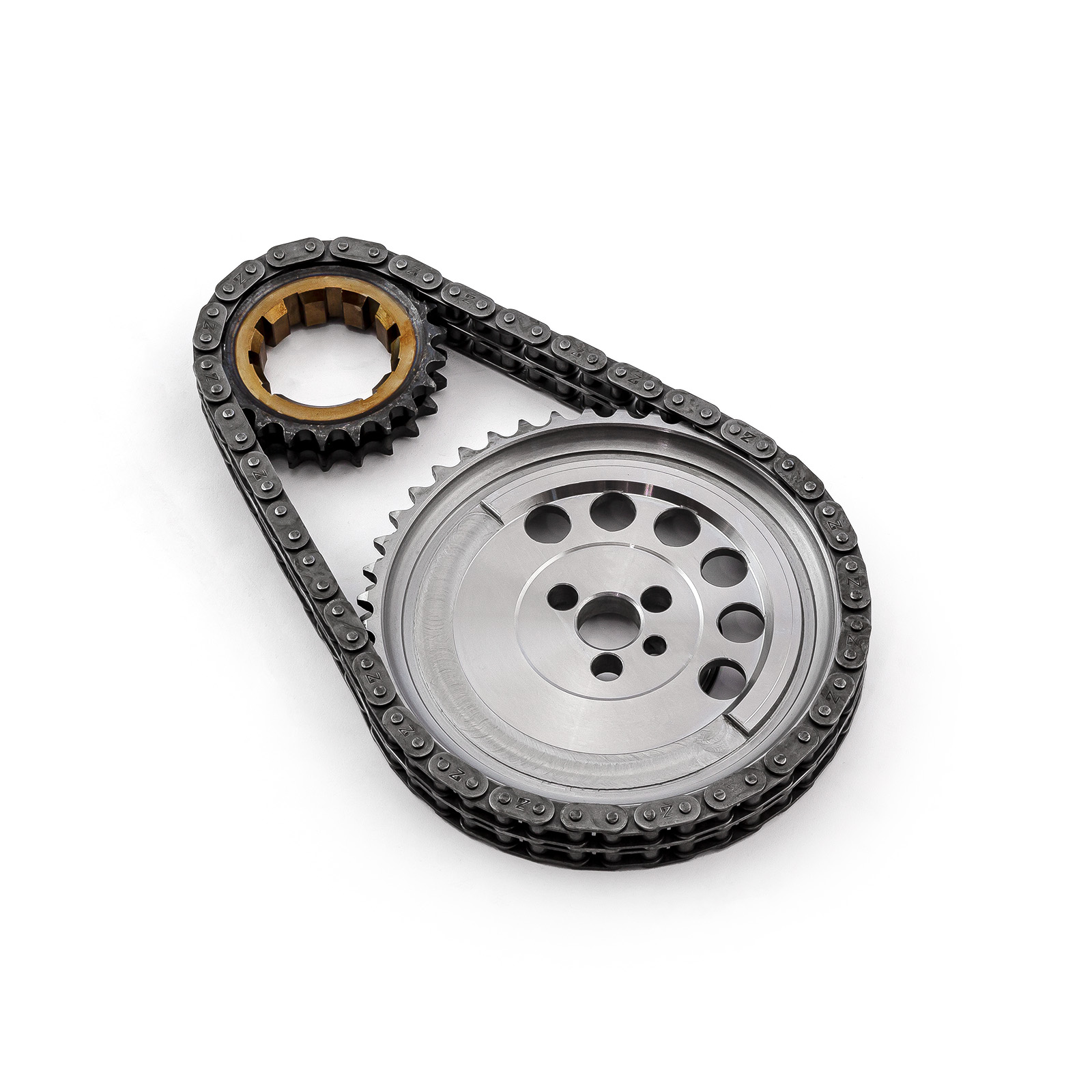 Speedmaster® PCE264.1023 Chevy GM LS3 Double Roller 9 Keyway Billet Steel Timing Chain Kit