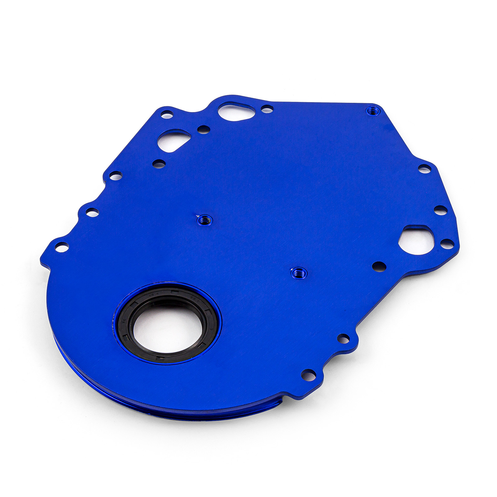 Ford 351C Cleveland Blue Aluminum Timing Cover with Seal