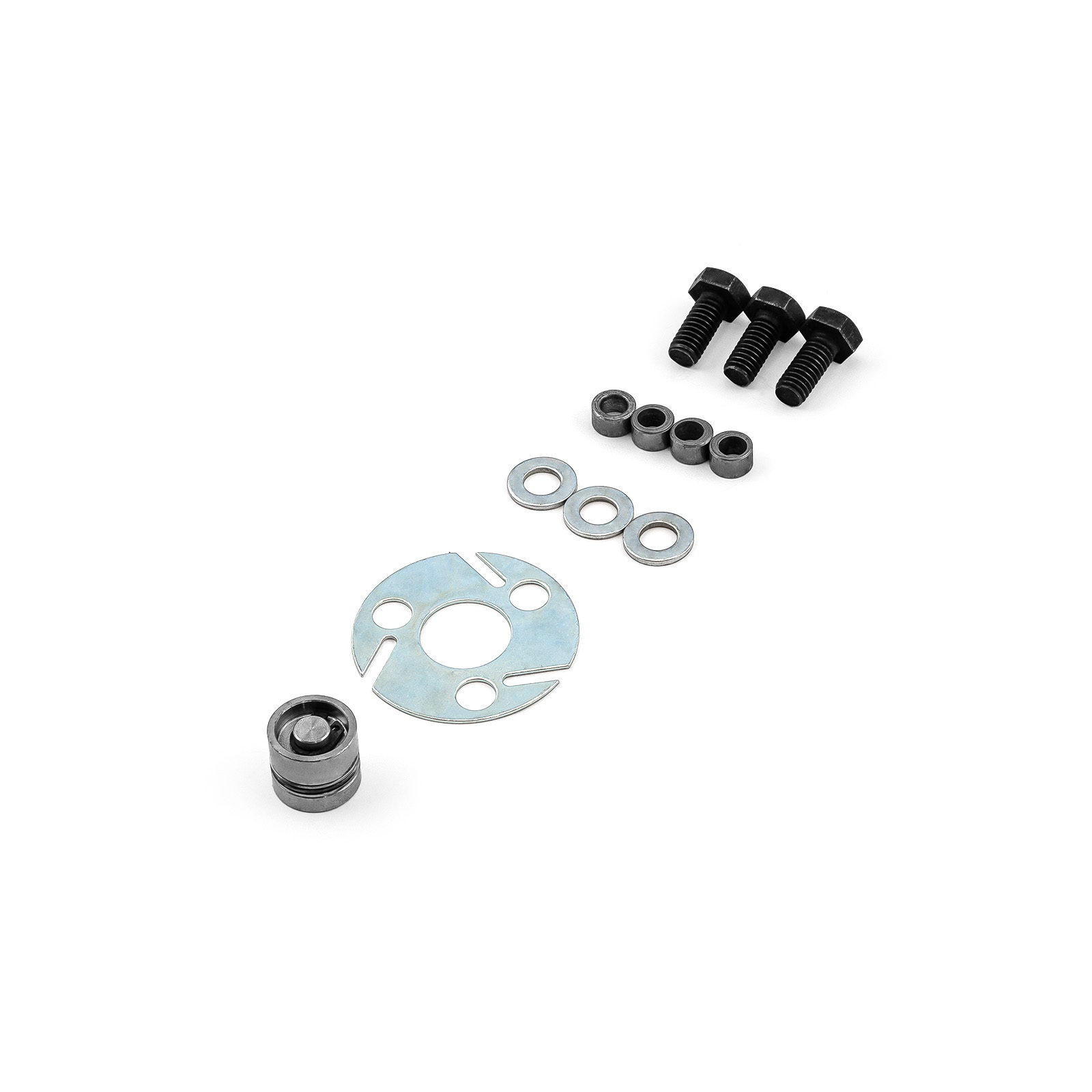 Speedmaster® PCE266.1001 Chevy SBC 350 BBC 454 Cam Lock Plate, Roller Button & Gear Drive Offset Bushes