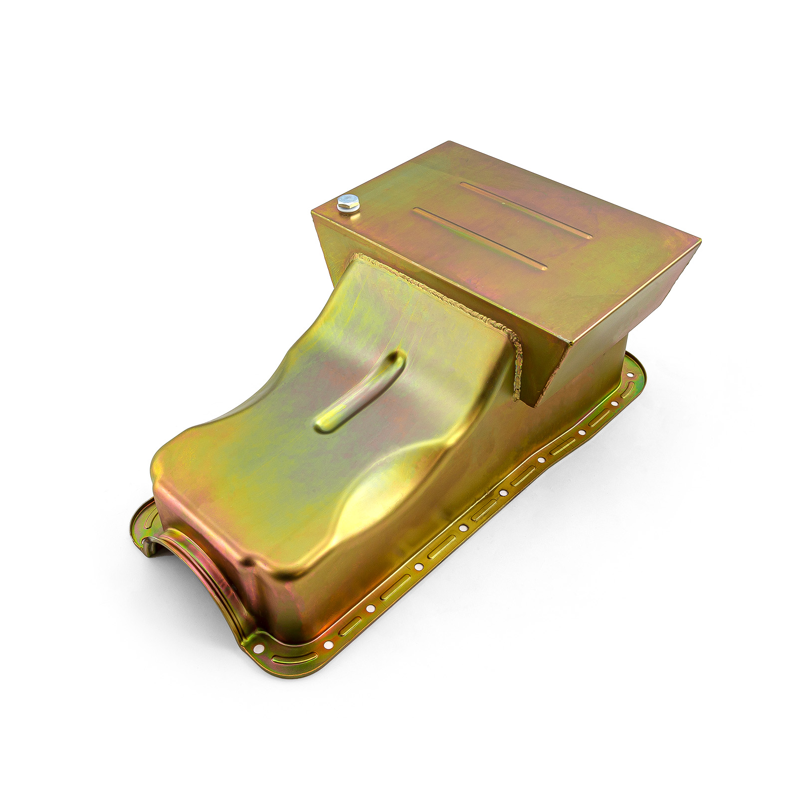 Ford 351W Windsor 6Qt Drag Front Sump Zinc Oil Pan
