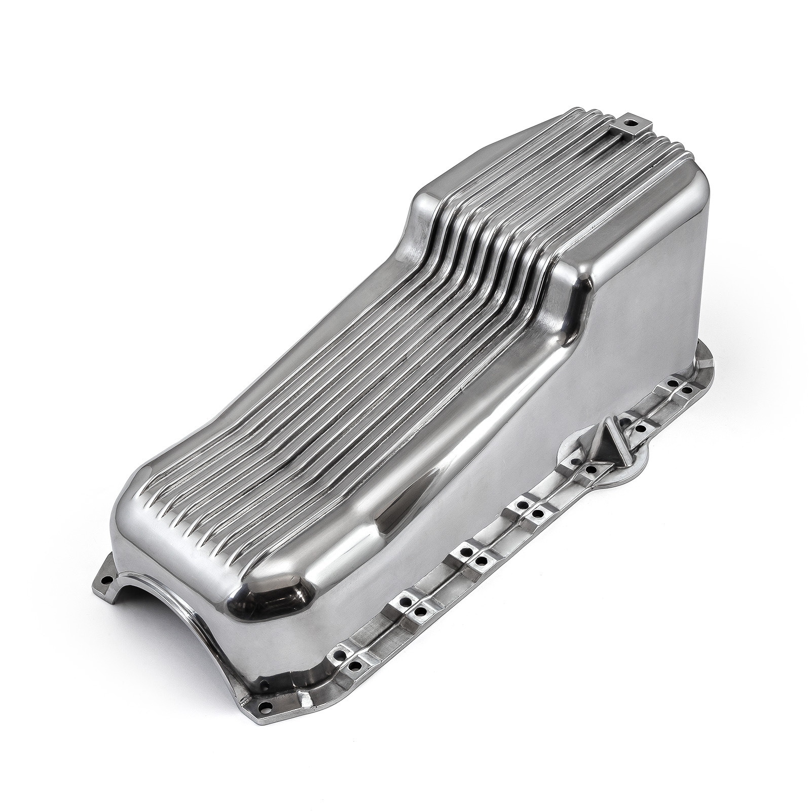 Speedmaster® PCE300.1030.01 Chevy SBC 350 2Pcs Rms 1980-85 P/Side Polished Finned Aluminum Oil Pan