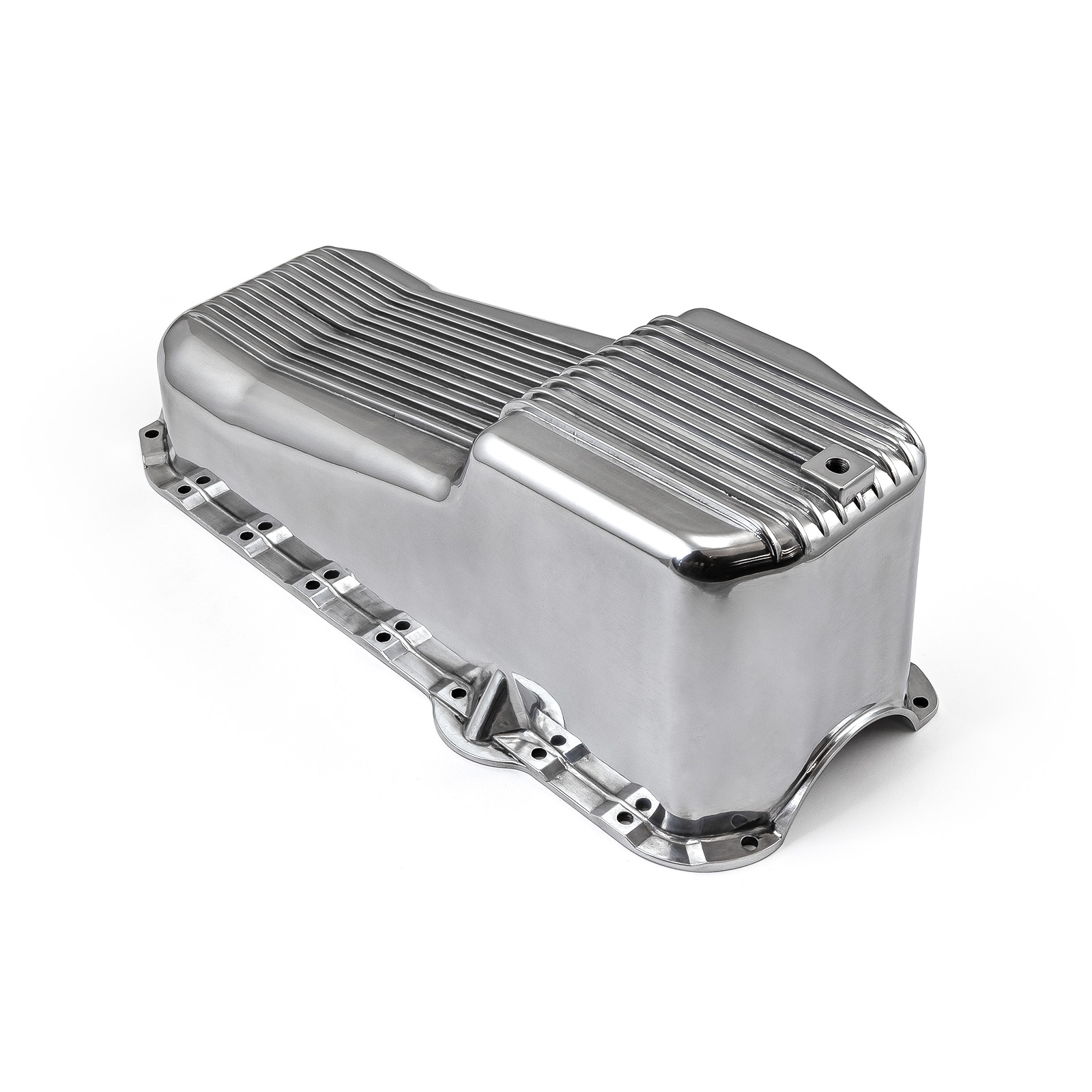 Speedmaster® PCE300.1030.01 Chevy SBC 350 2Pcs Rms 1980-85 P/Side Polished Finned Aluminum Oil Pan