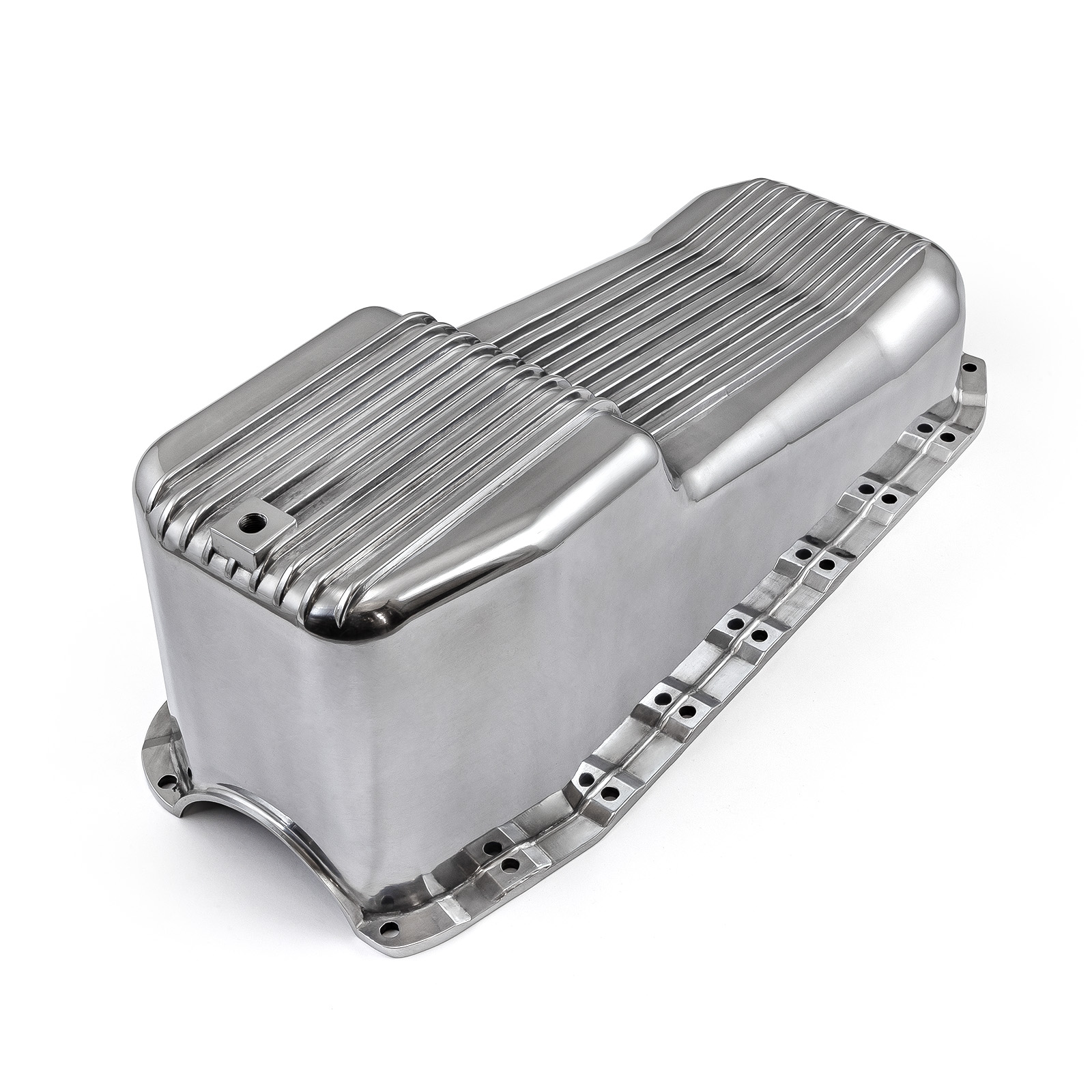 Speedmaster® PCE300.1030.01 Chevy SBC 350 2Pcs Rms 1980-85 P/Side Polished Finned Aluminum Oil Pan