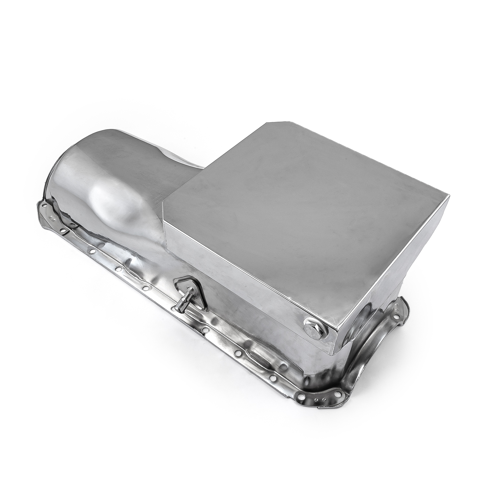 Speedmaster® PCE300.1062.03 Chevy BBC 454 Gen 4 6Qt Drag Rear Sump 2Pc Rms Oil Pan Chrome