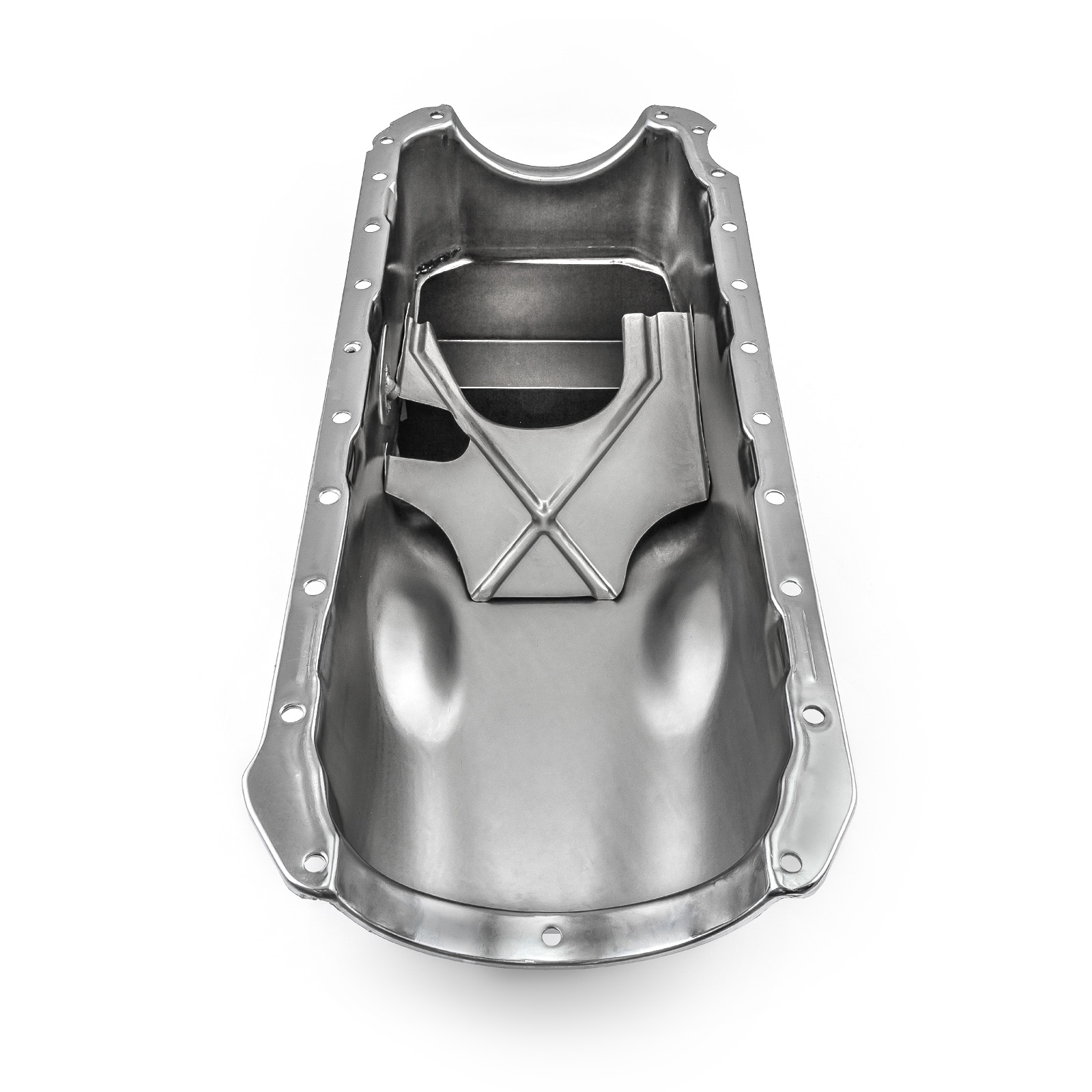 Speedmaster® PCE300.1062.03 Chevy BBC 454 Gen 4 6Qt Drag Rear Sump 2Pc Rms Oil Pan Chrome