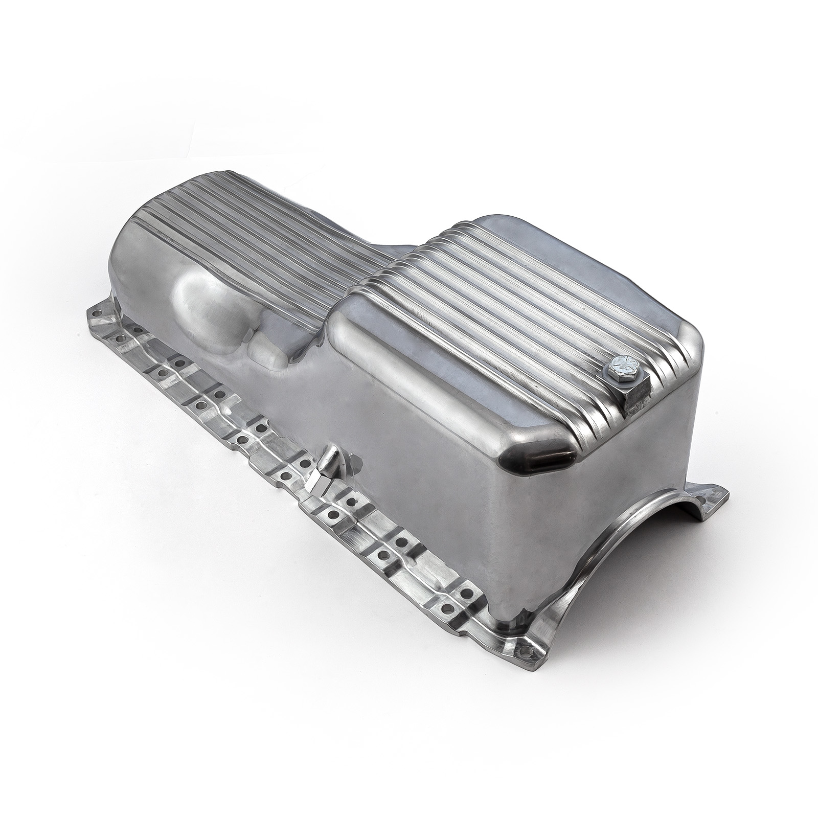 Speedmaster® PCE300.1092.01 Chevy BBC 454 1Pc Gen 5 & 6 1991 - Up Polished Finned Aluminum Oil Pan