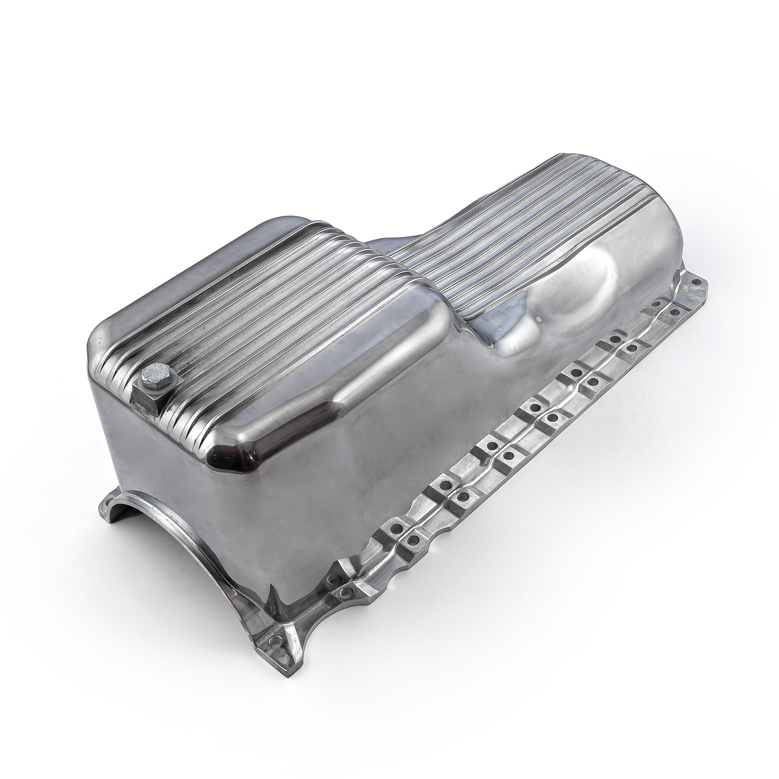Speedmaster® PCE300.1092.01 Chevy BBC 454 1Pc Gen 5 & 6 1991 - Up Polished Finned Aluminum Oil Pan