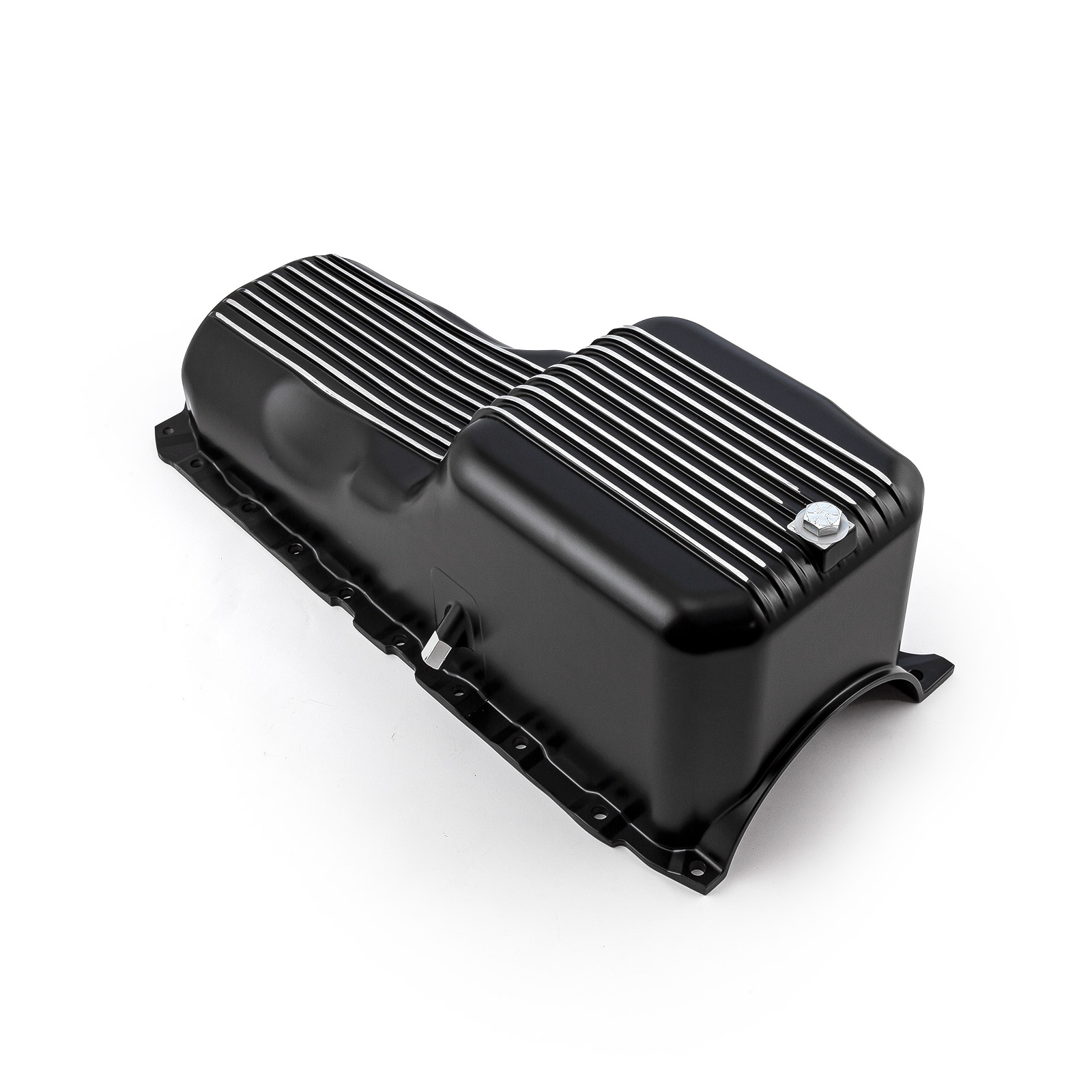 Speedmaster® PCE300.1092.02 Chevy BBC 454 1Pc Late Gen 5 & 6 1991 - Up Black Finned Aluminum Oil Pan