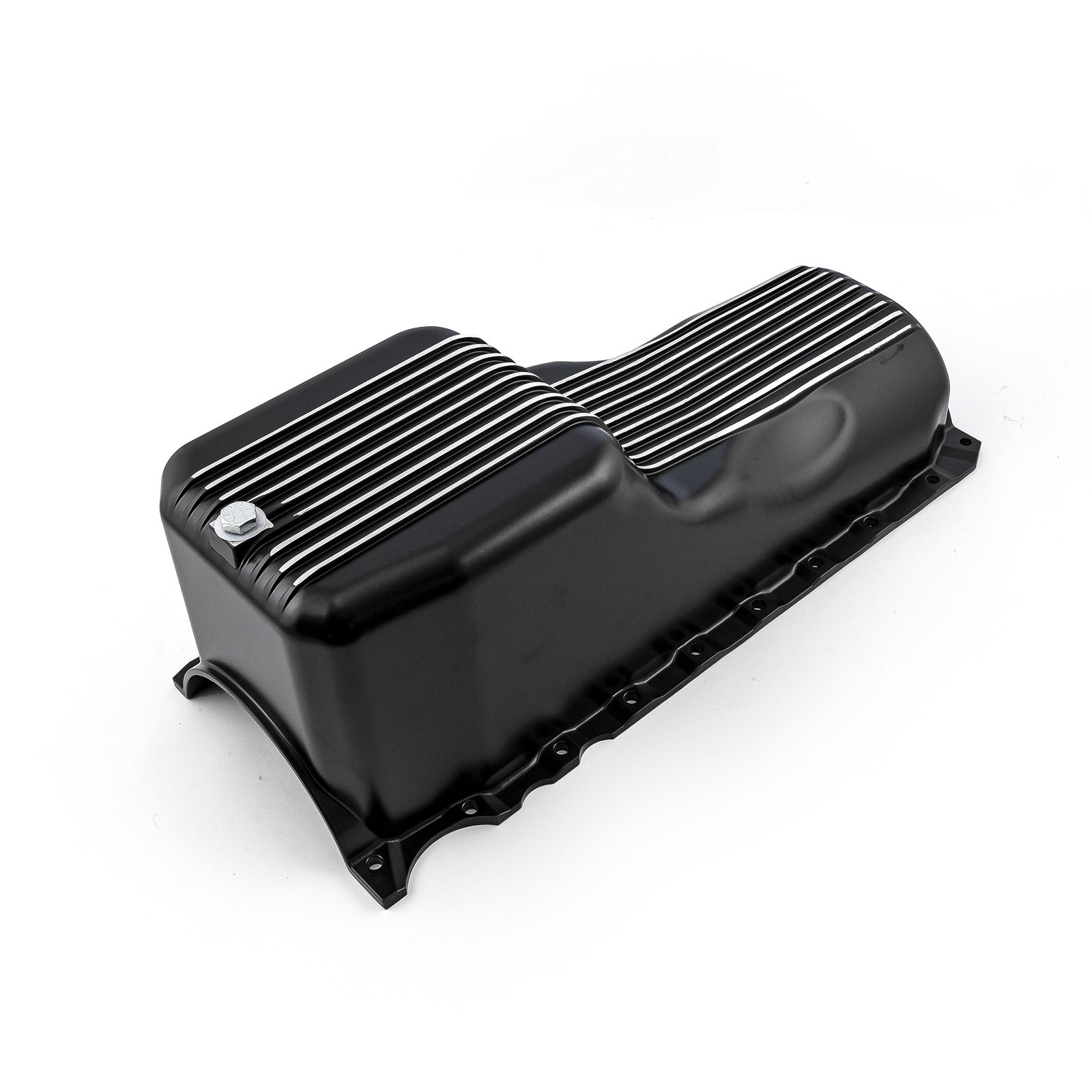 Speedmaster® PCE300.1092.02 Chevy BBC 454 1Pc Late Gen 5 & 6 1991 - Up Black Finned Aluminum Oil Pan