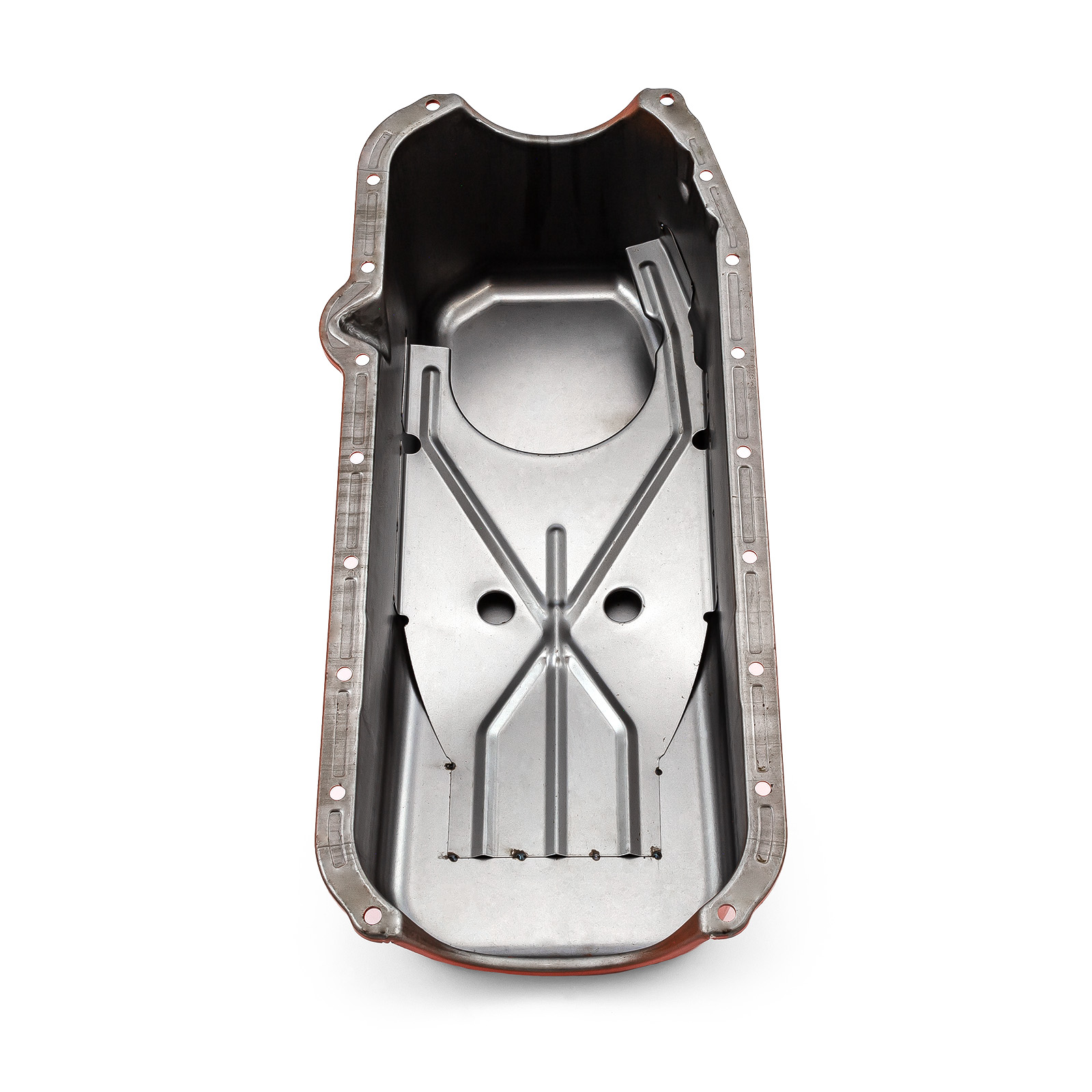 Speedmaster® PCE300.1037.04 Chevy SBC 350 2Pcs Rms 1980-85 P/Side Replacement Oil Pan [Orange]