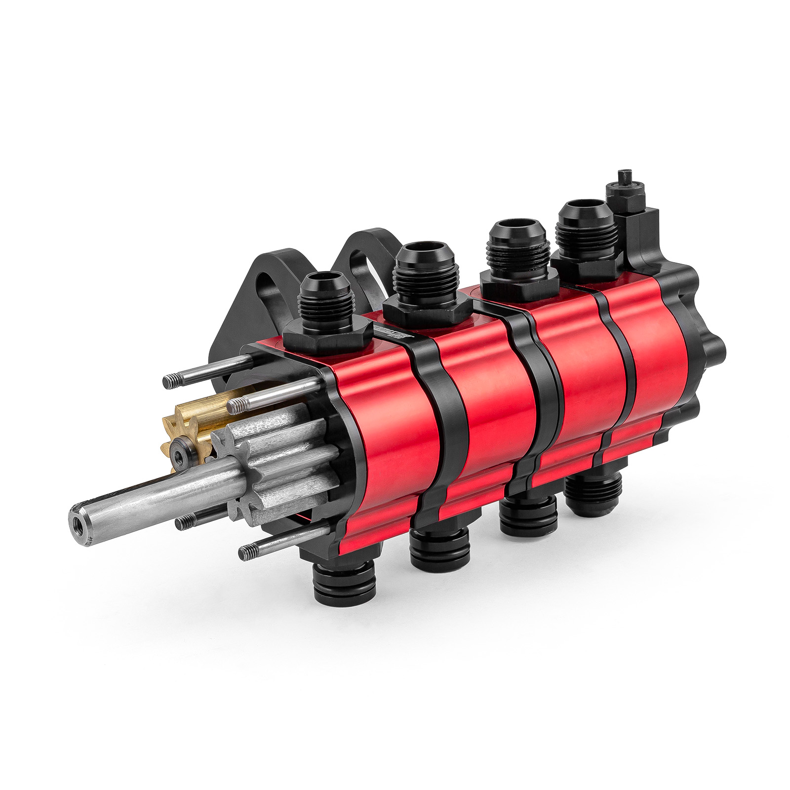 Speedmaster® PCE303.1026 Universal Billet Aluminum 5 Stage Dry Sump Oil Pump [Stock Car Drag]