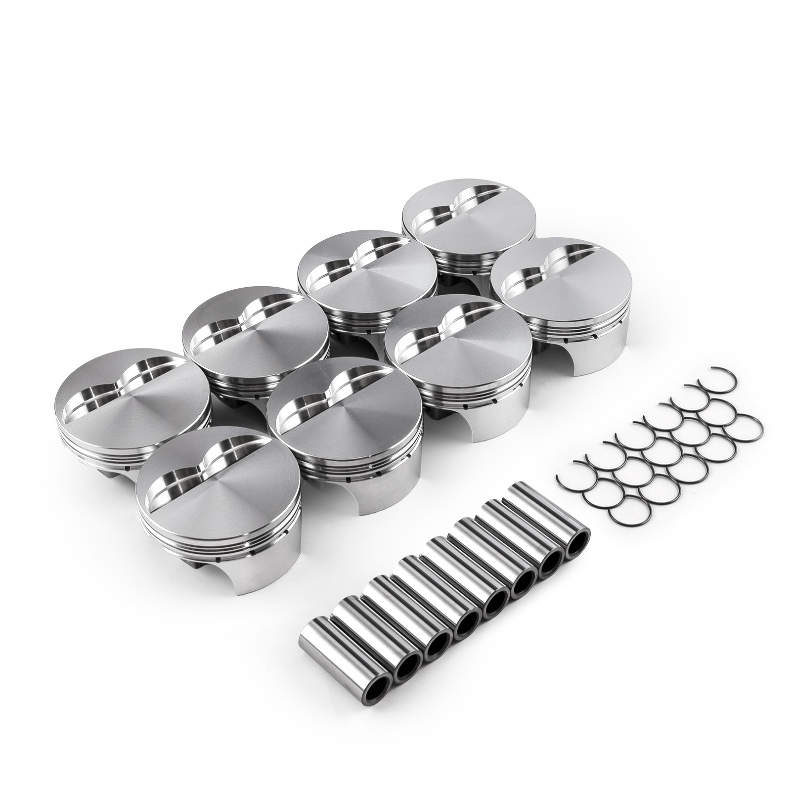 Chevy SBC 383 ci 6.0" 4.060" 1.100" 0.927" Flat Top Forged Pistons