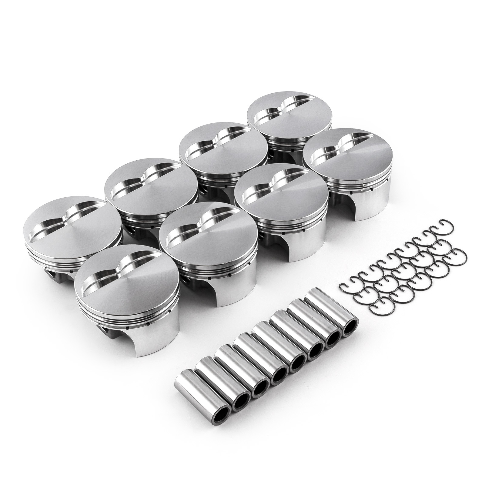 Chevy SBC 383 ci 5.7" 4.040" 1.425" 0.927" Flat Top Forged Pistons