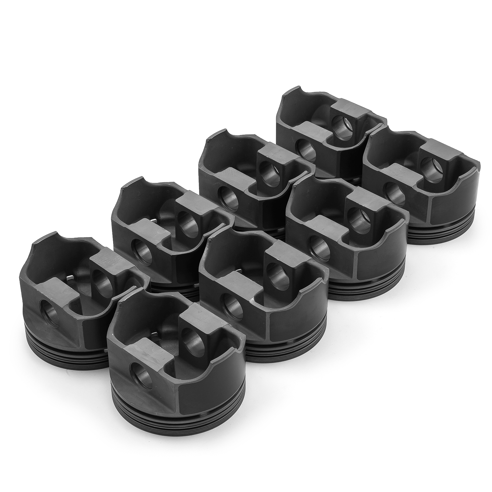 Speedmaster® PCE305.1001.04 Chevy SBC 383 ci 5.7" 4.040" 1.425" 0.927" Flat Top Hyper Pistons [Coated]