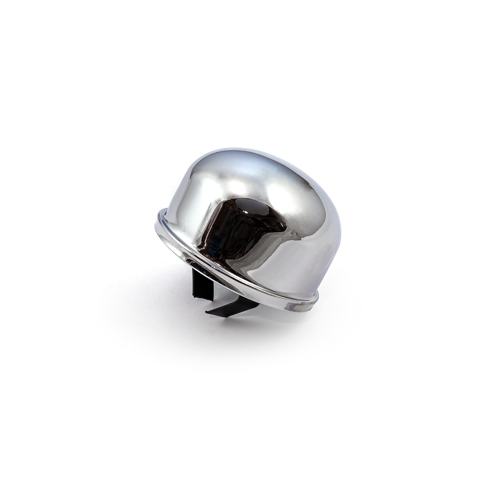 Speedmaster® PCE309.1001 2 3/8" Chrome Push In Round Valve Cover Breather Cap (Suits Filler Tube To)