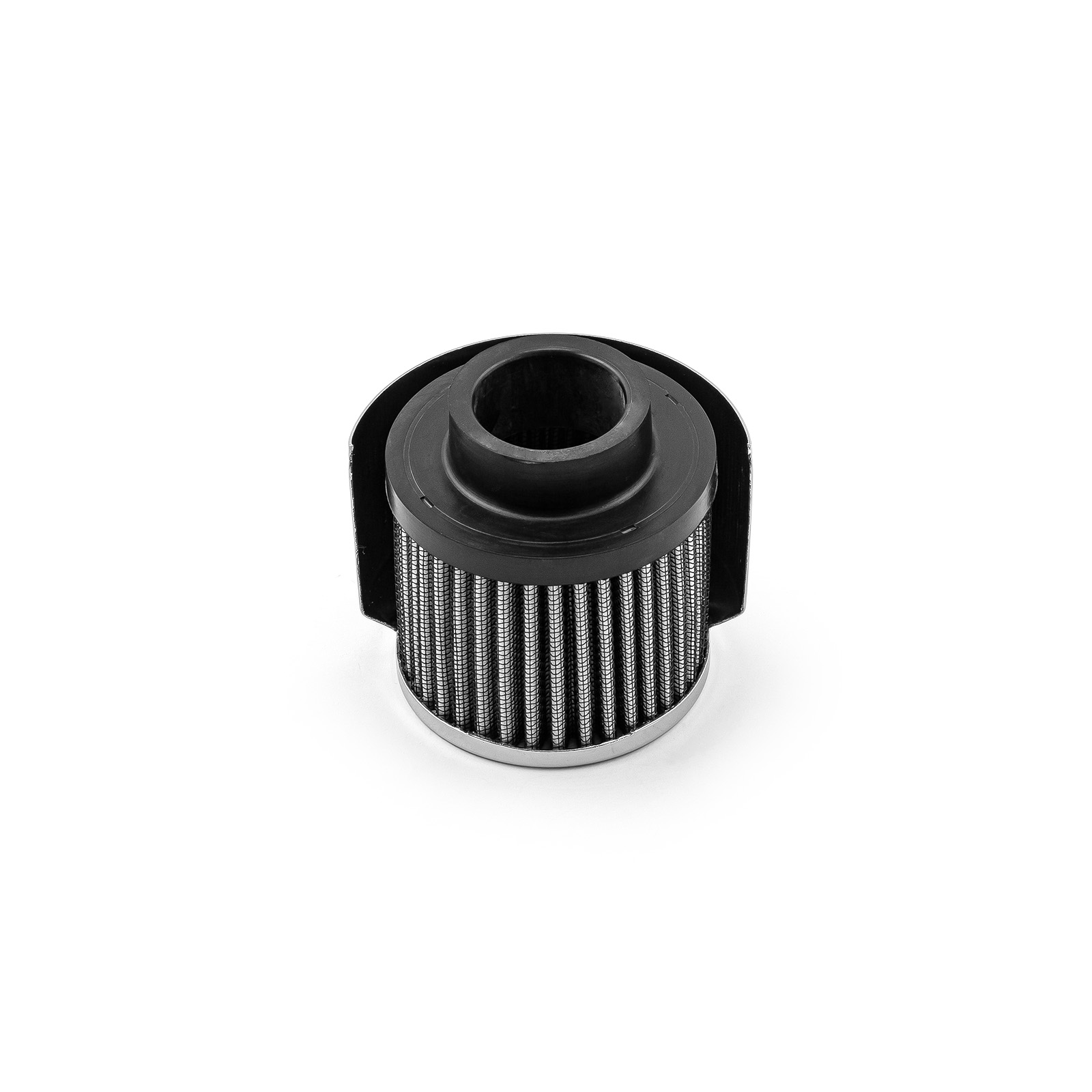 Speedmaster® PCE309.1004 Chrome Valve Cover Filter Breather - w/Hood (1 3/8" Clamp On)