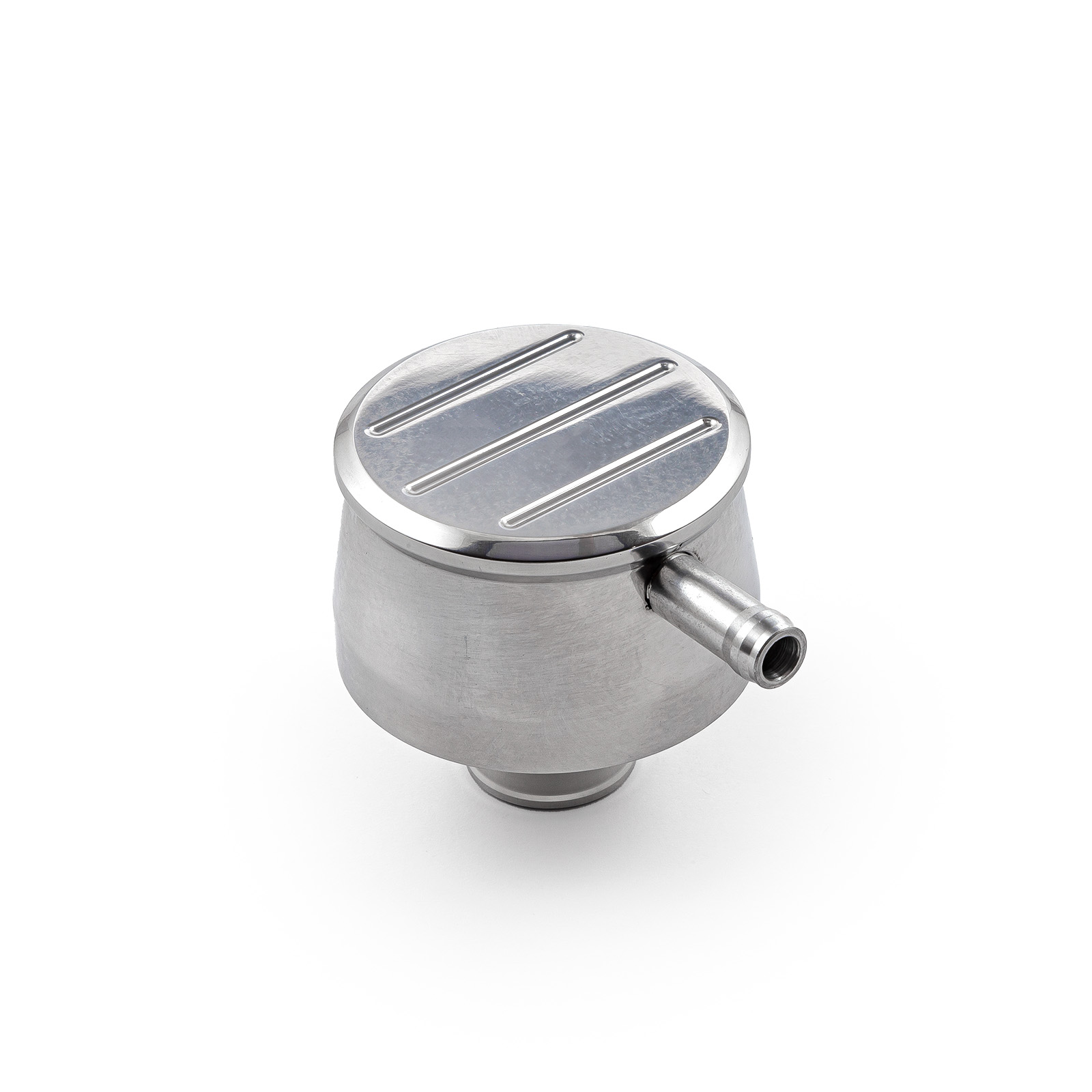 Speedmaster® PCE309.1009 Polished Aluminum Ball Milled Valve Cover Breather PVC Vent Tube to 1" Neck