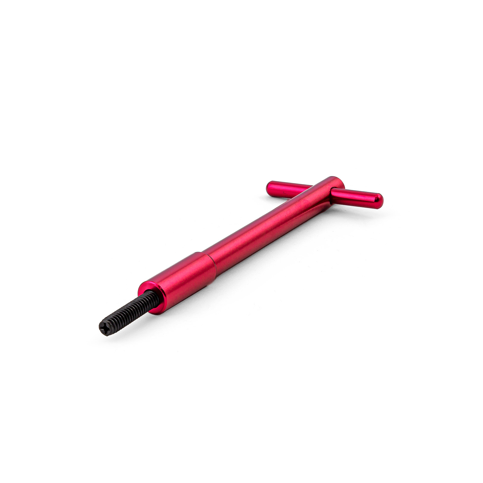 Speedmaster® PCE310.1015 Valve Cover Nuts 5 3/8" Tall T-Bar Wing Nut 1/4-20 x 1" Stud Red Aluminum